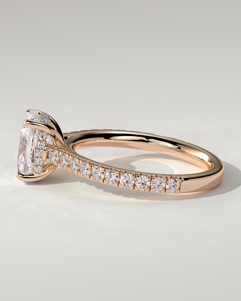 Annika Solitaire Cushion Ring