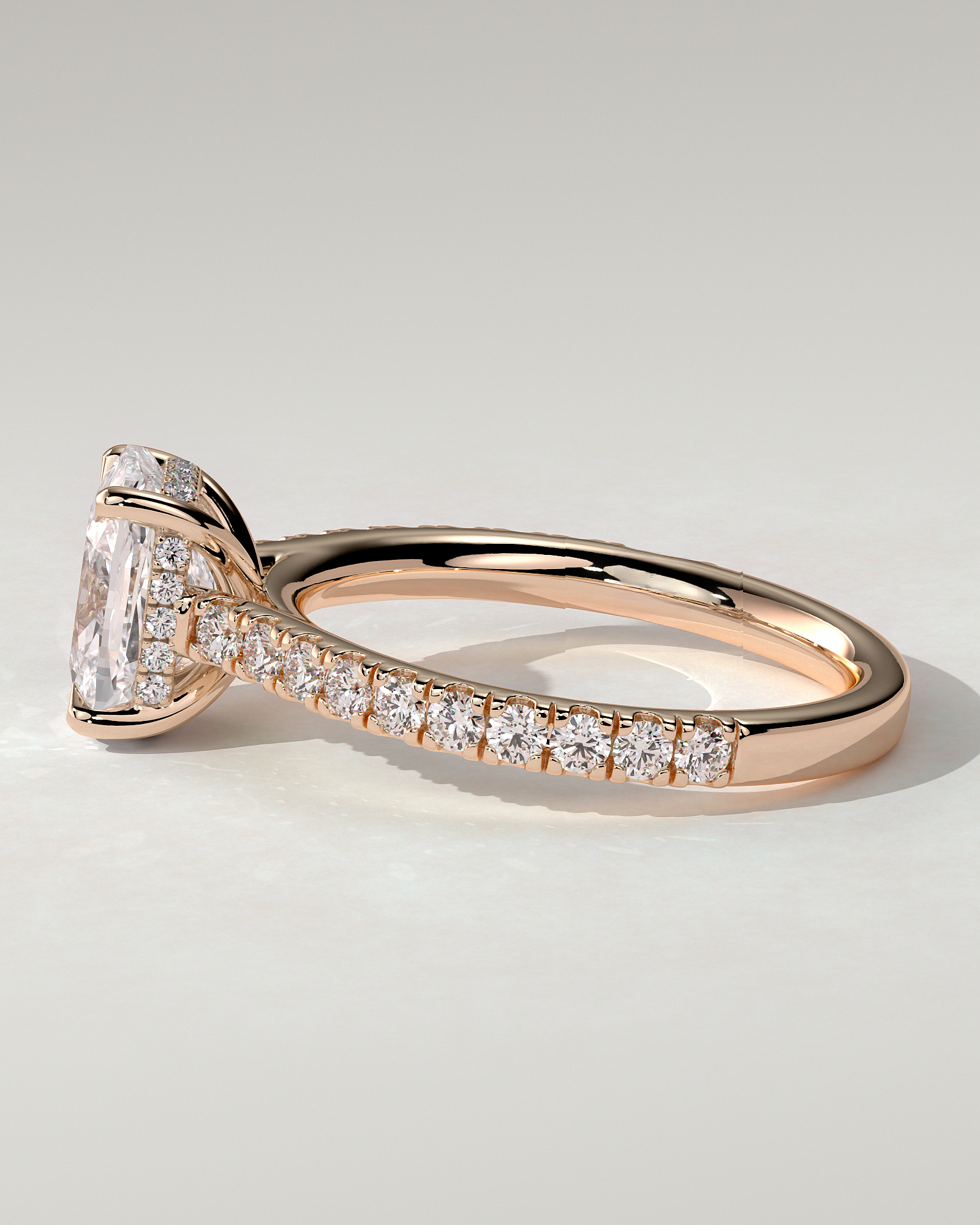 Annika Solitaire Cushion Ring