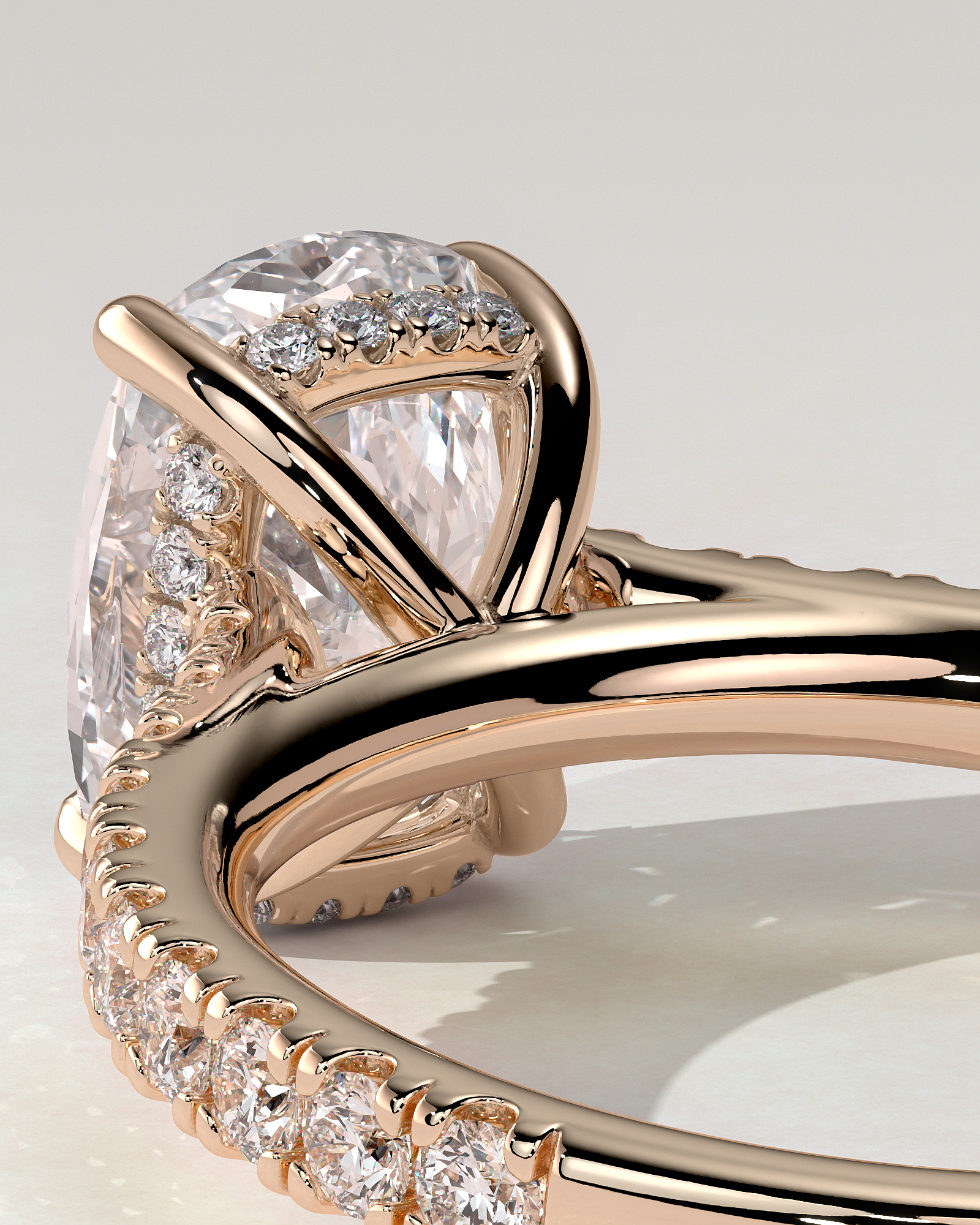 Annika Solitaire Cushion Ring