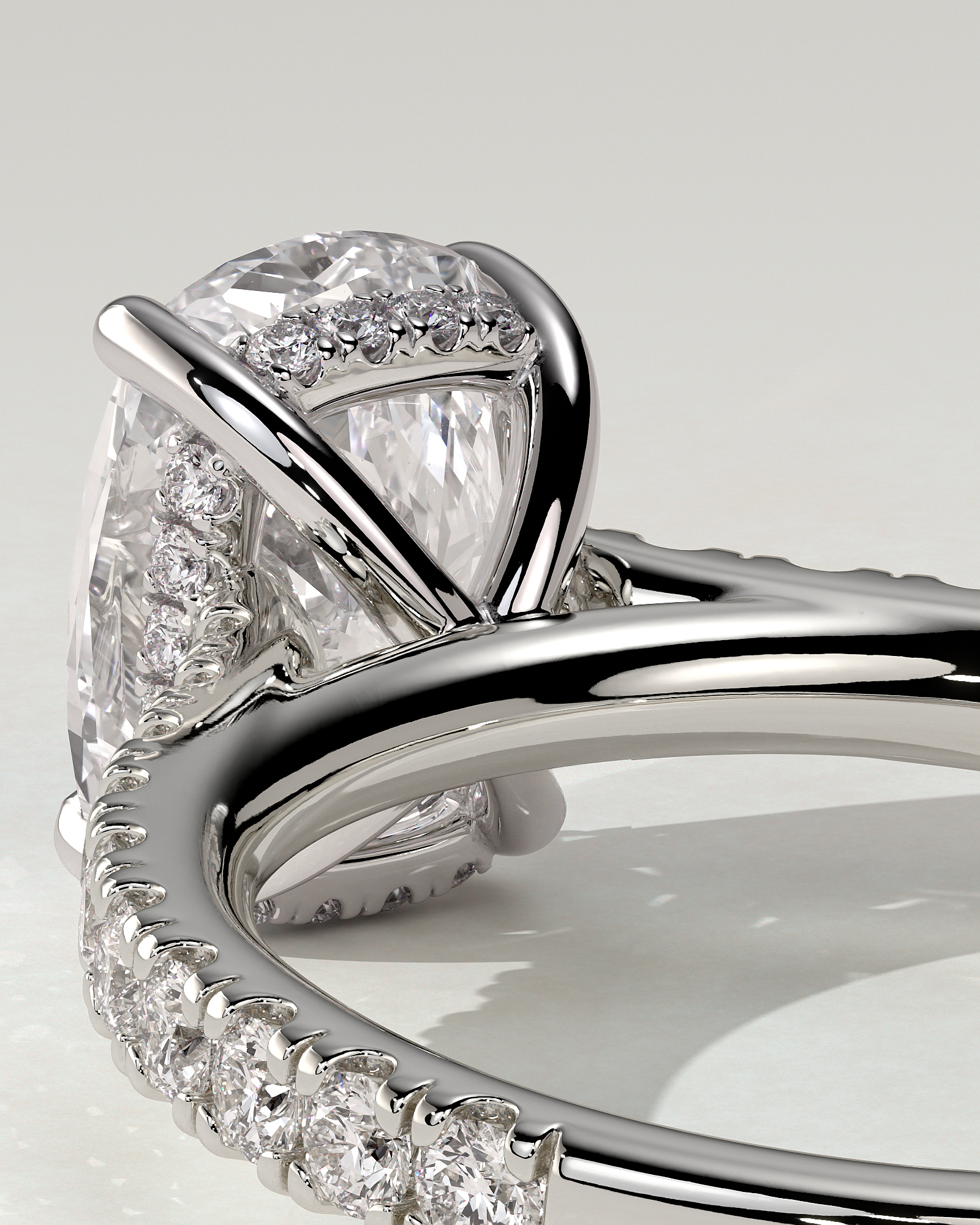 Annika Solitaire Cushion Ring