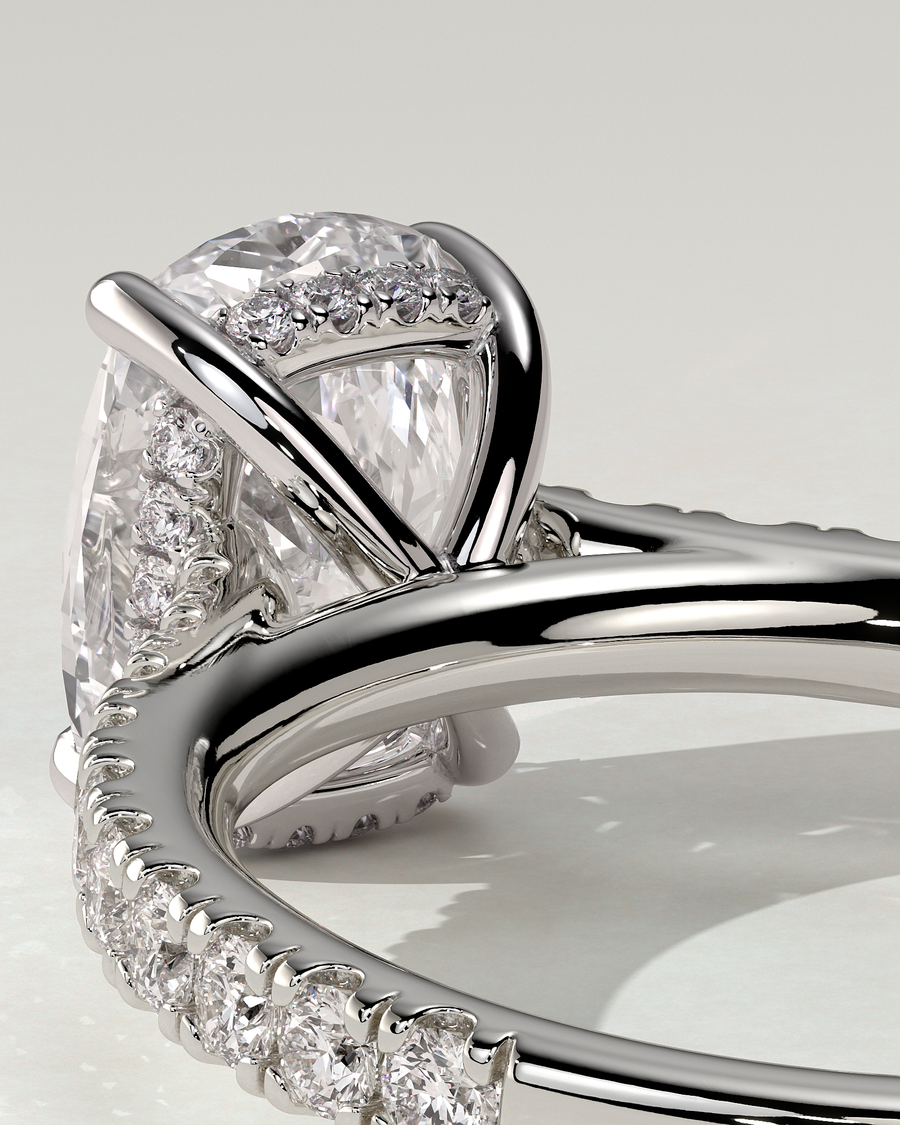 Annika Solitaire Cushion Ring