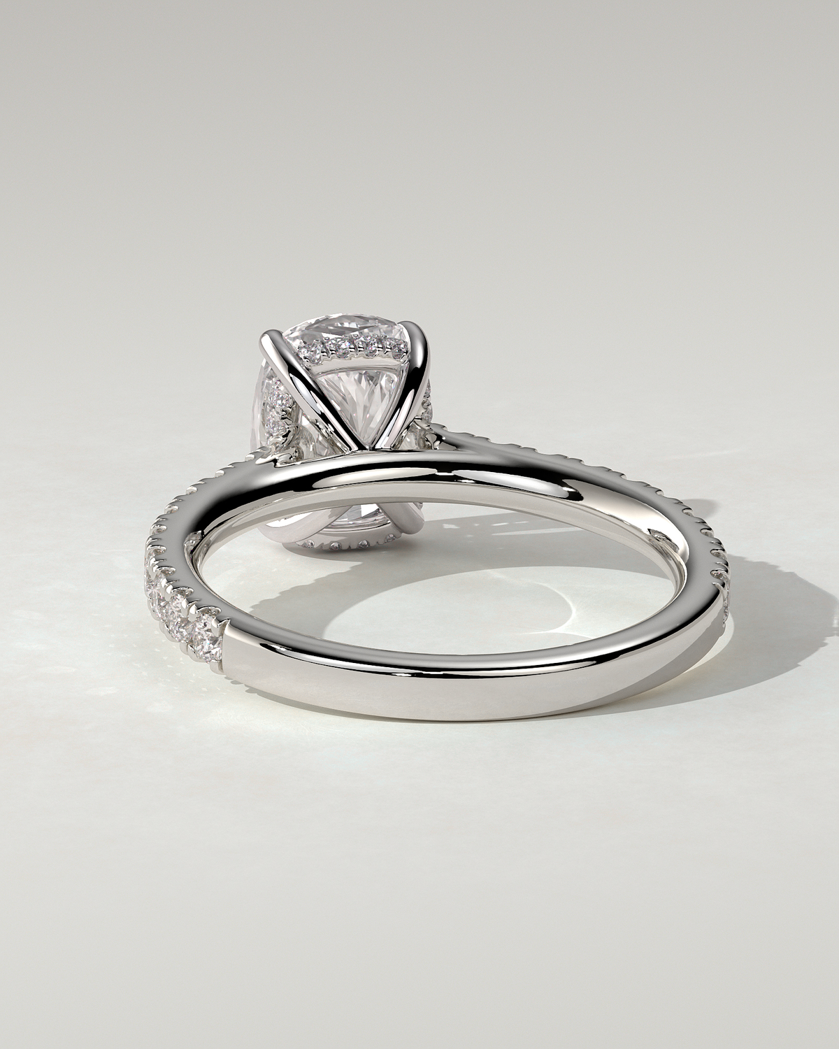 Annika Solitaire Cushion Ring