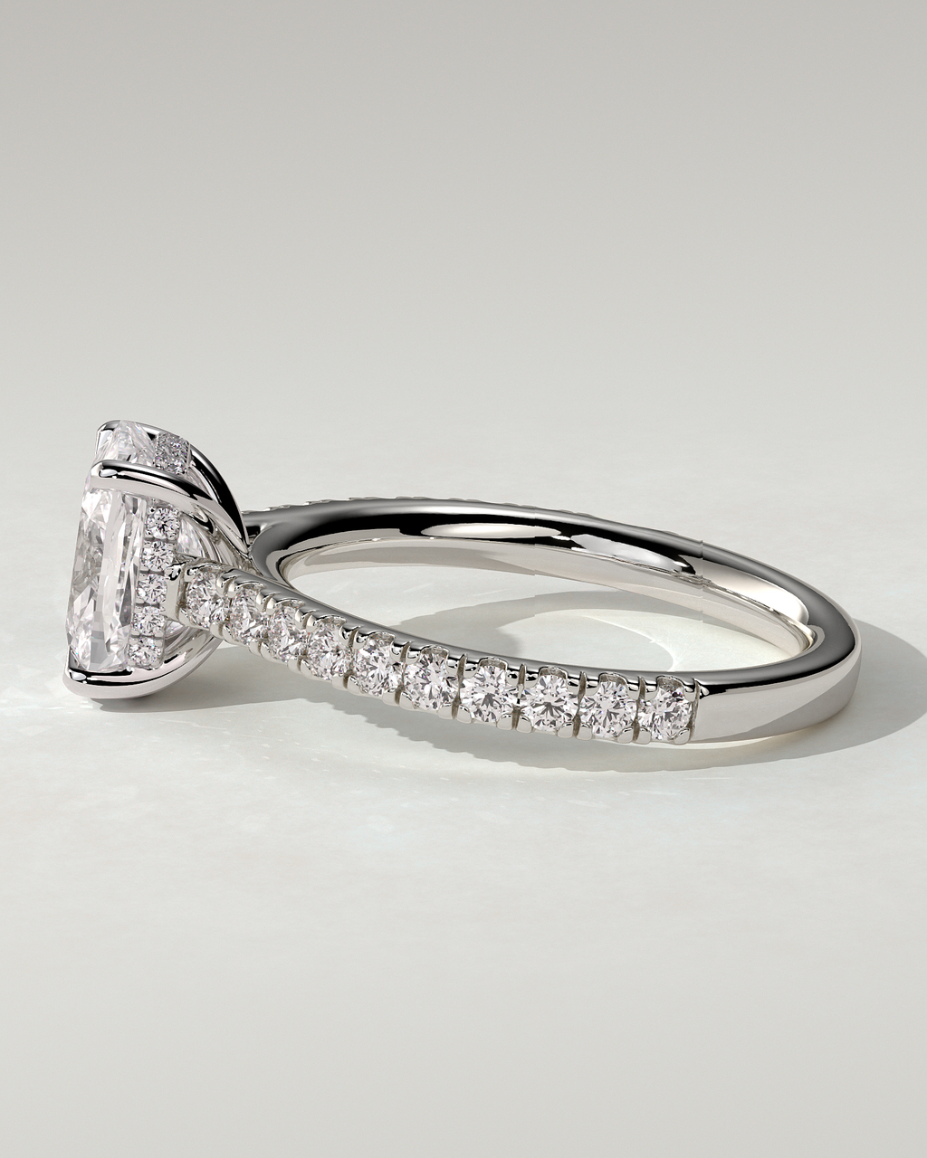 Annika Solitaire Cushion Ring