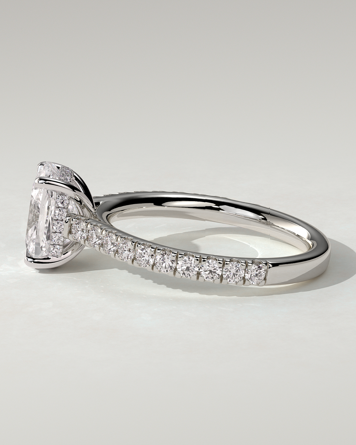 Annika Solitaire Cushion Ring