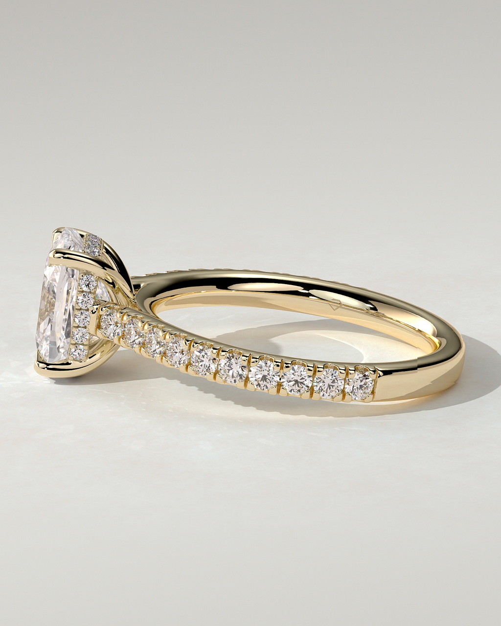 Annika Solitaire Cushion Ring