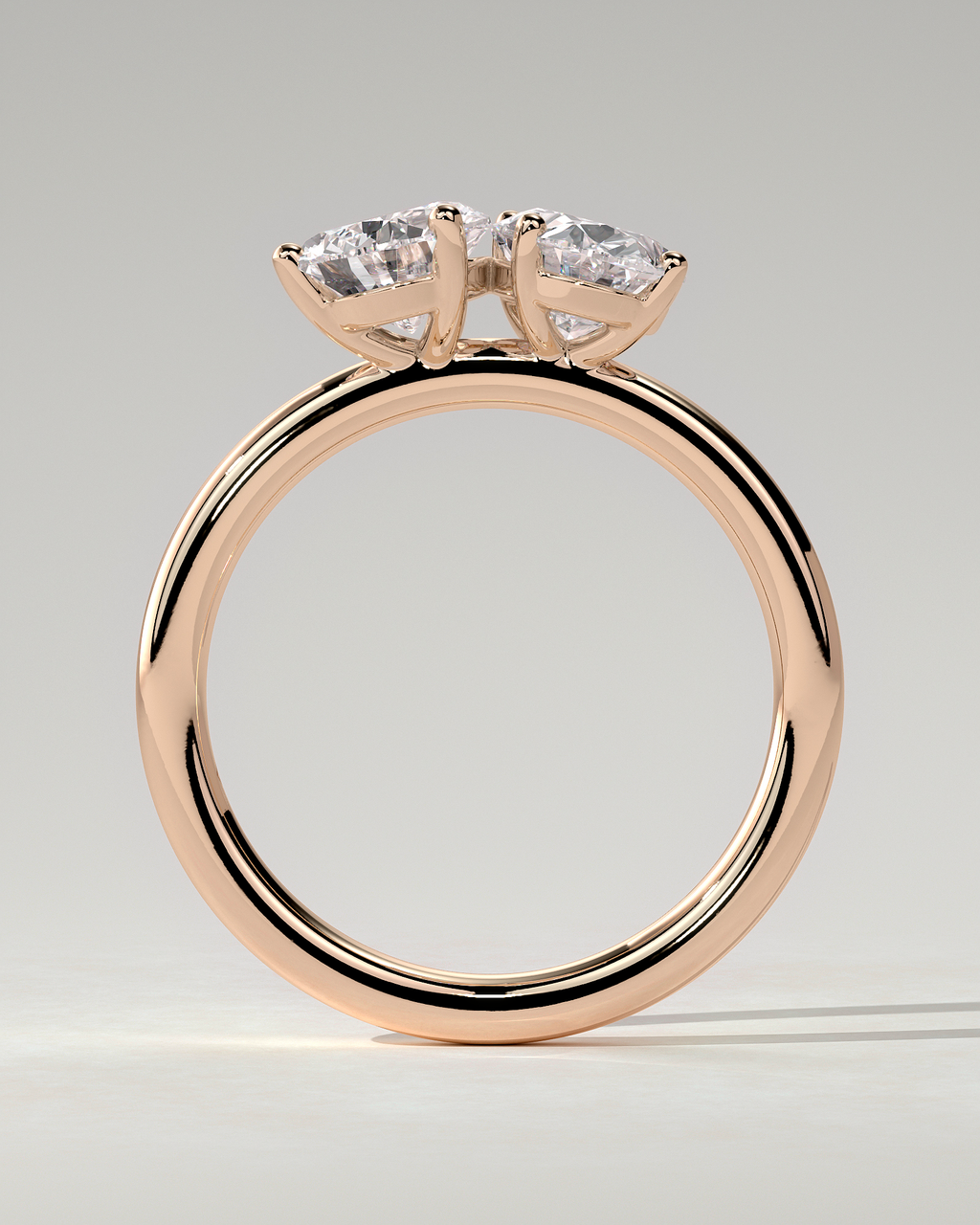 April Toi Et Moi Pear Ring