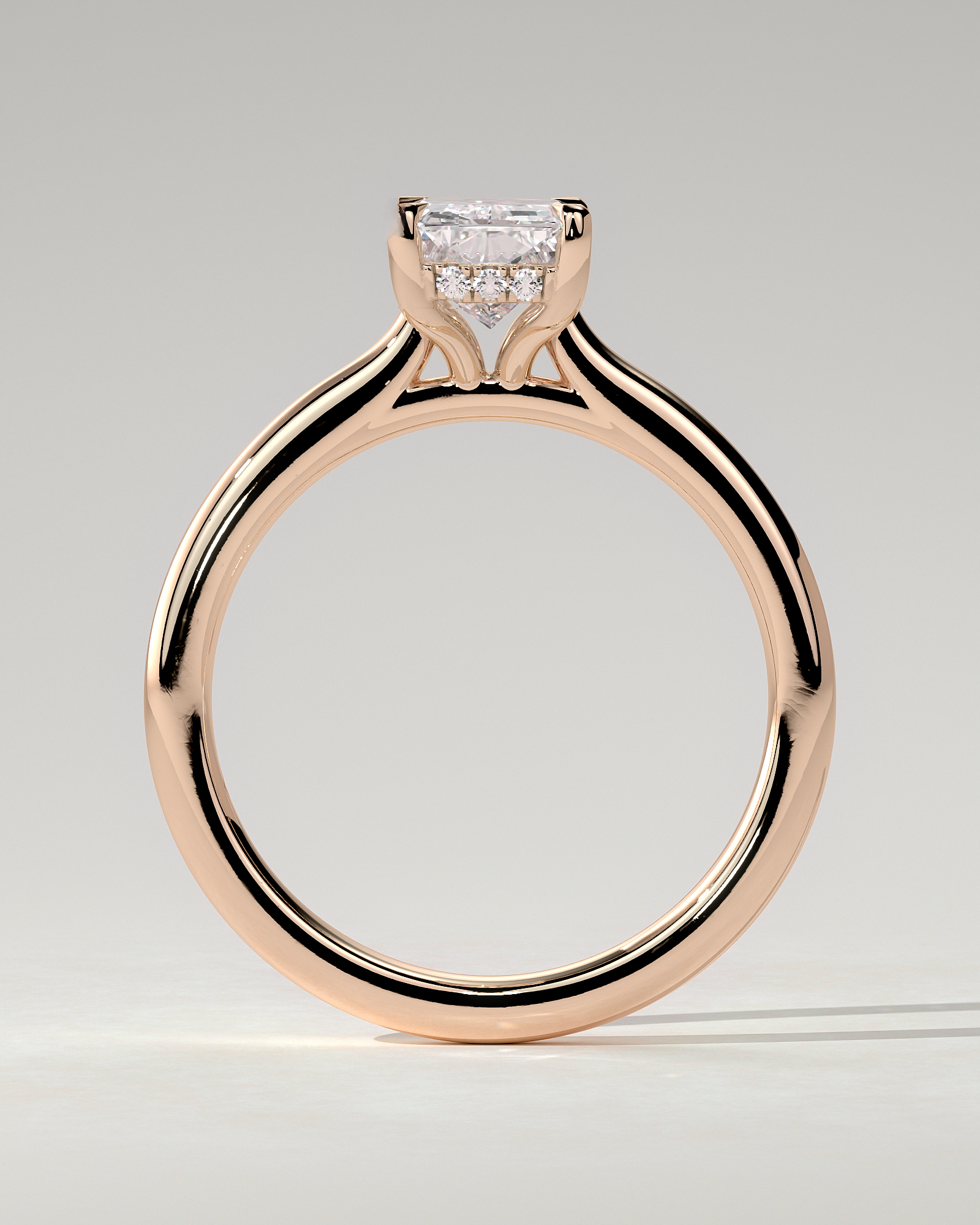 Ari Solitaire Radiant Ring