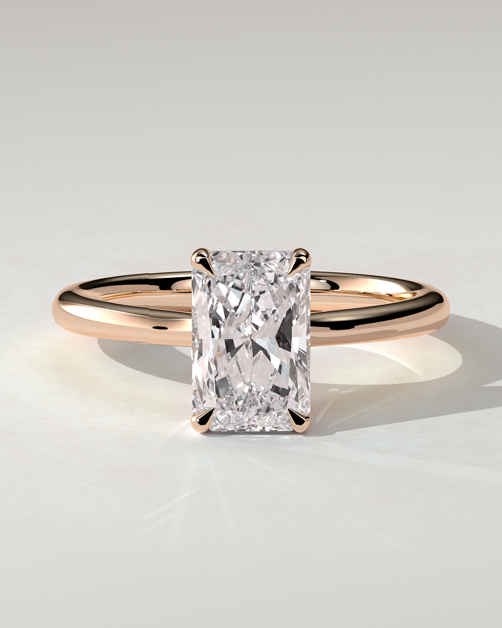 Ari Solitaire Radiant Ring