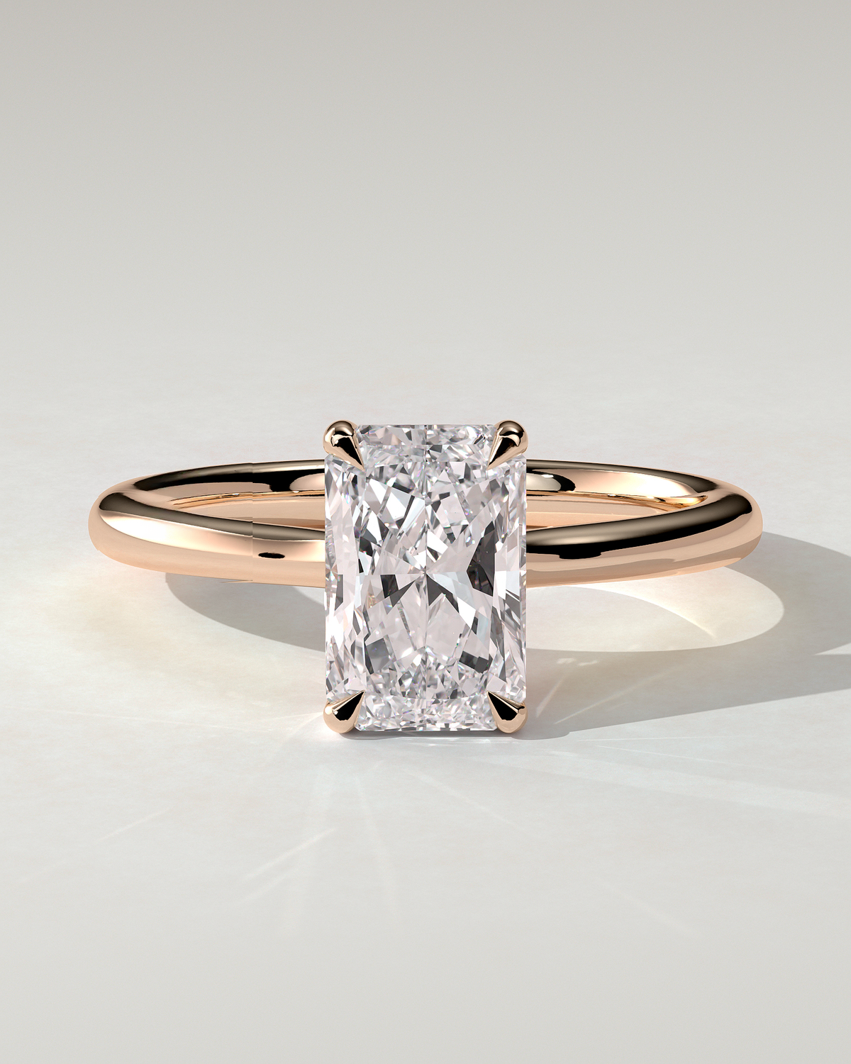 Ari Solitaire Radiant Ring