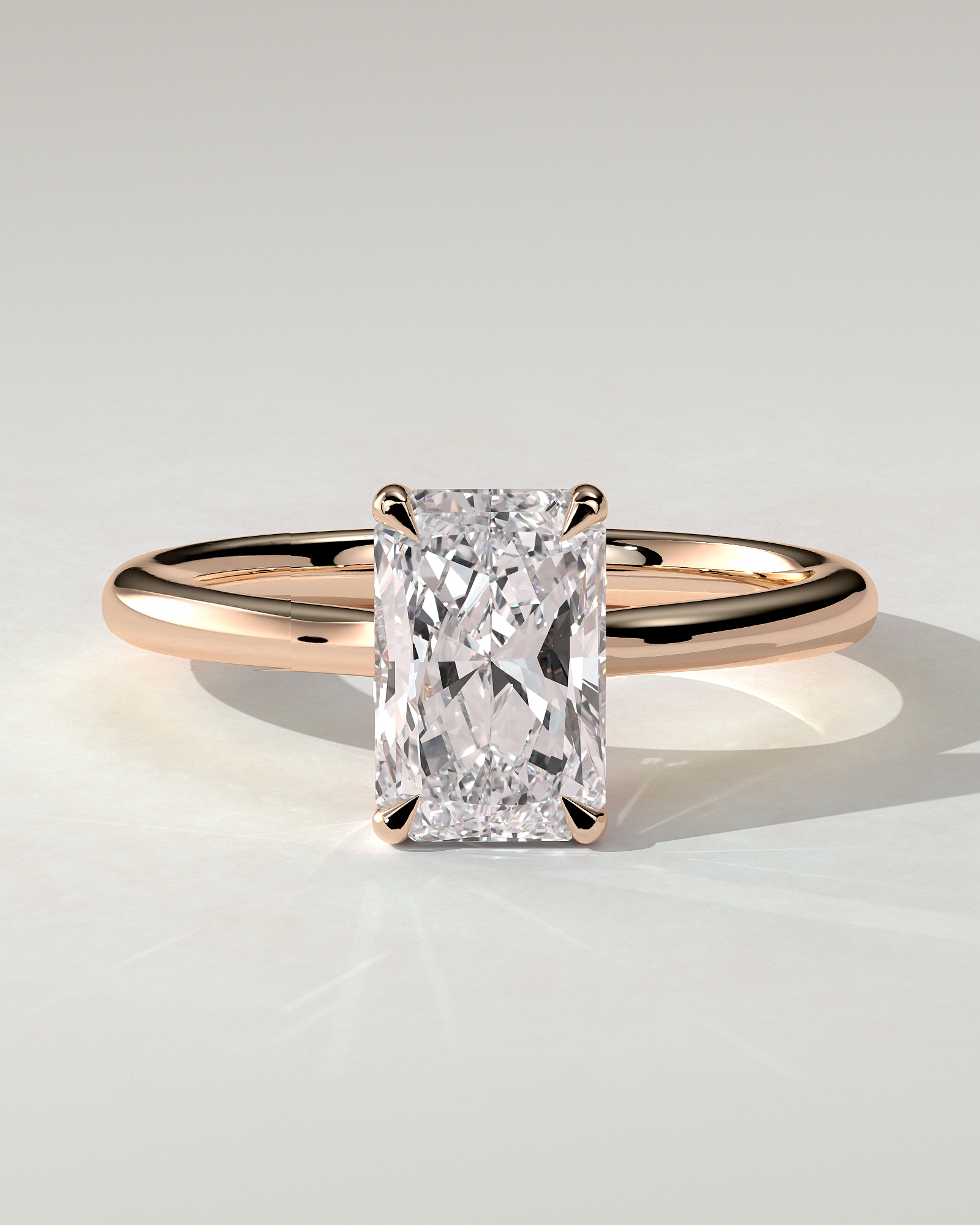 Ari Solitaire Radiant Ring