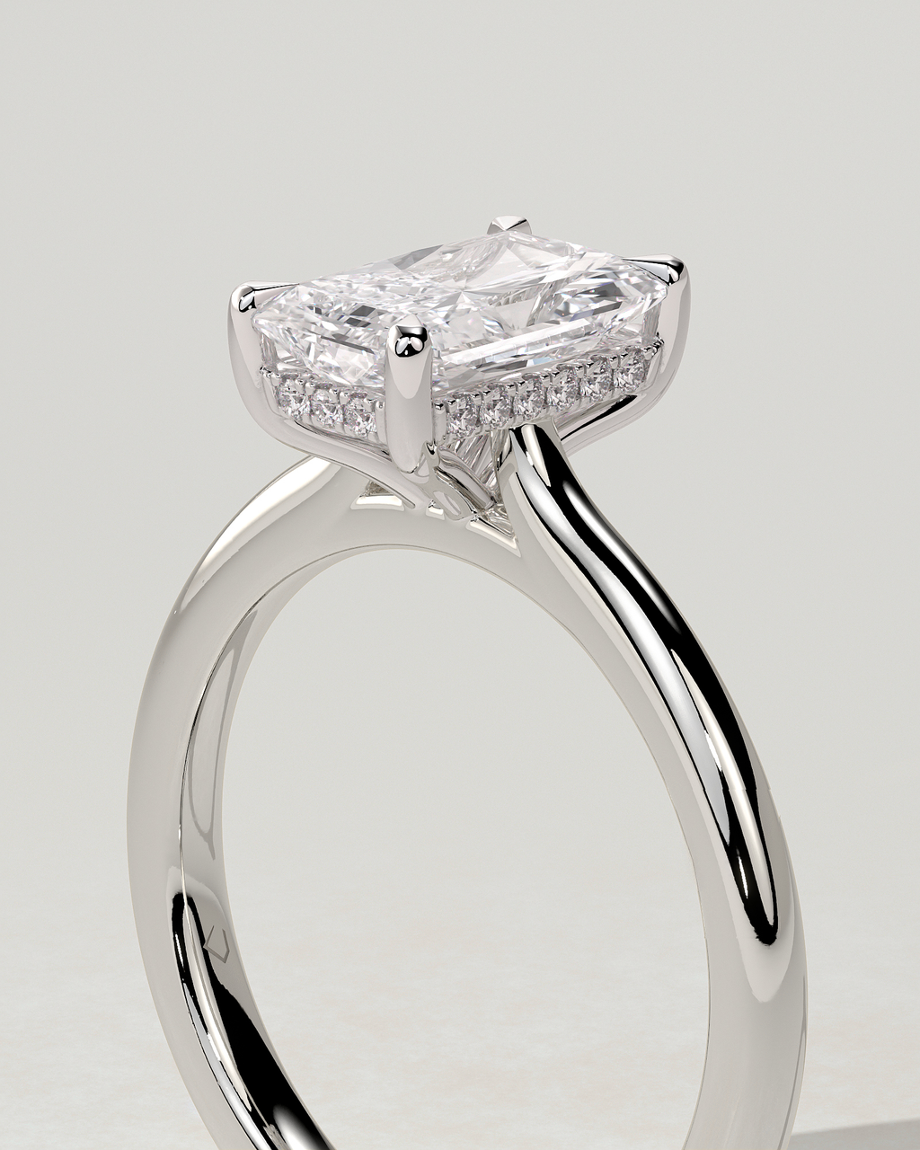 Ari Solitaire Radiant Ring
