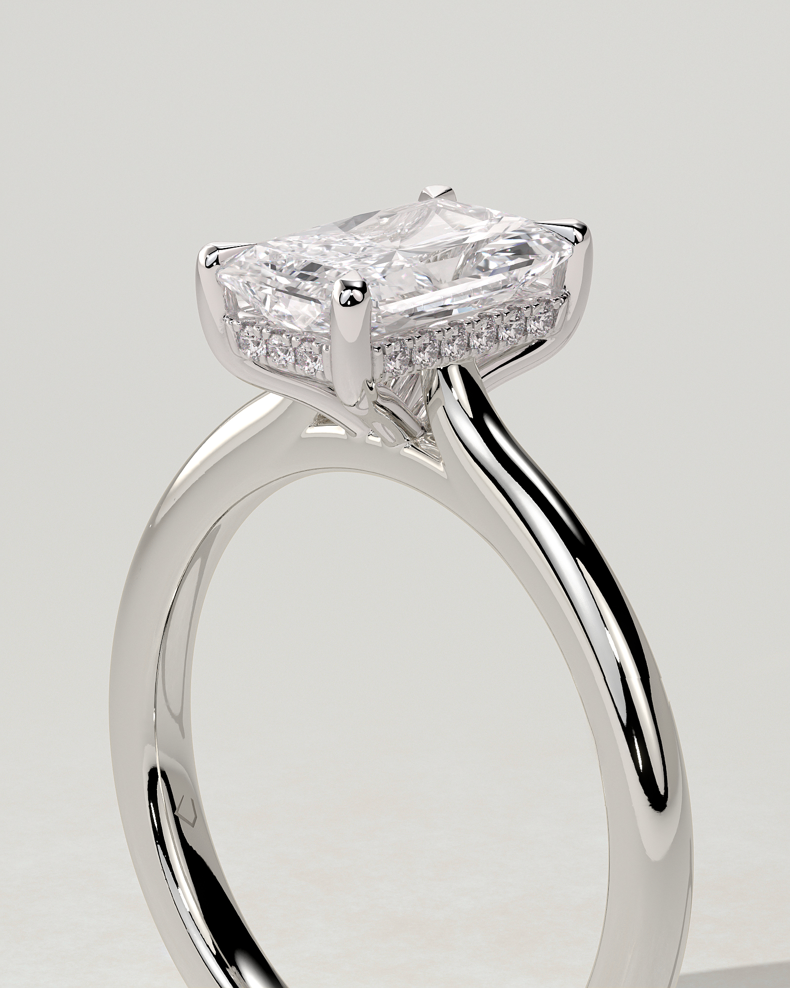 Ari Solitaire Radiant Ring