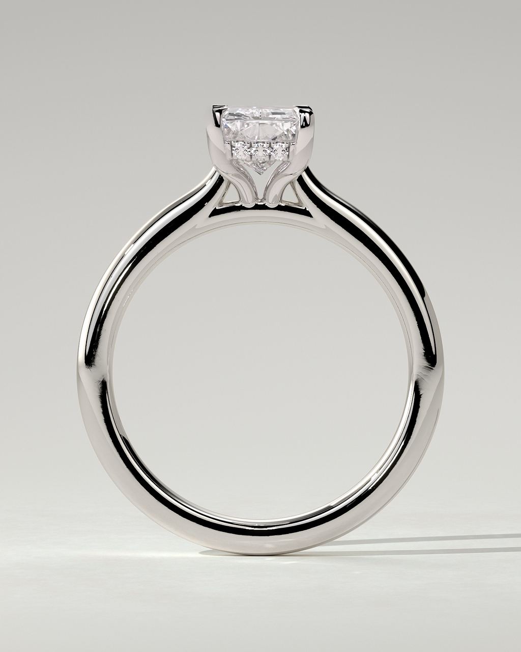 Ari Solitaire Radiant Ring