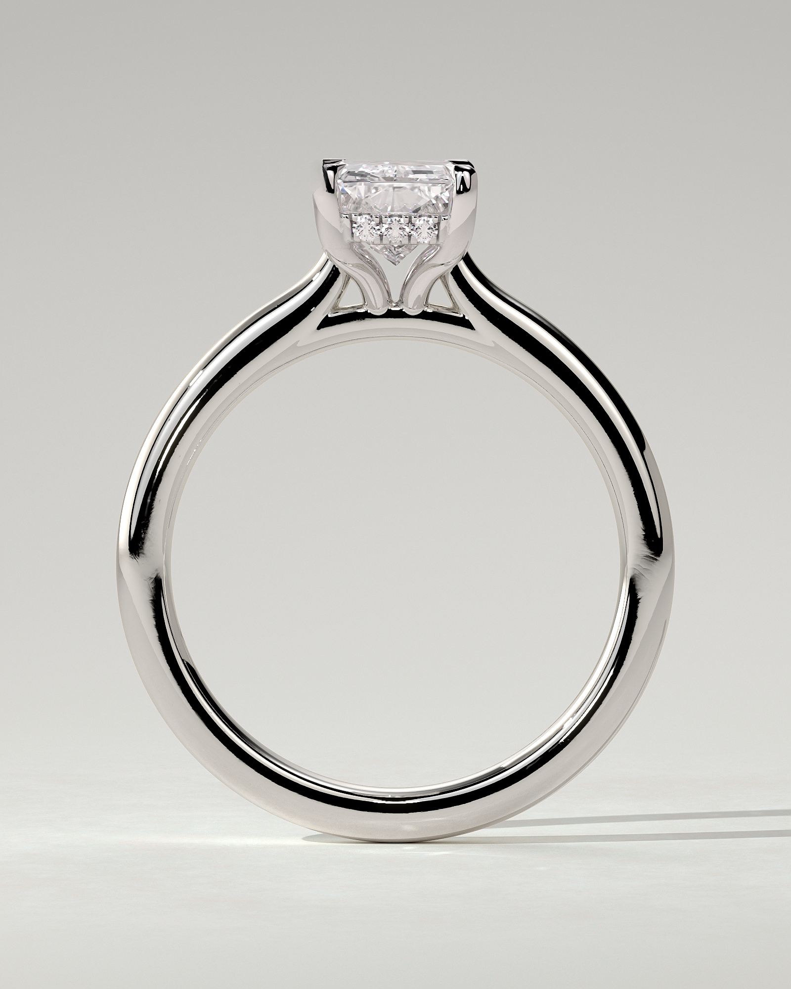 Ari Solitaire Radiant Ring