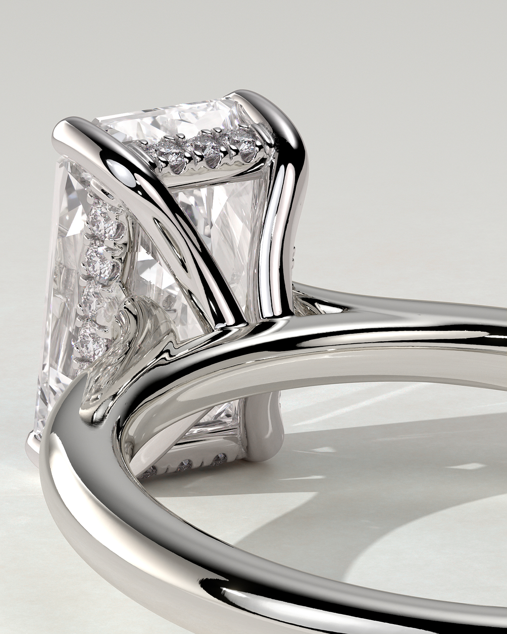 Ari Solitaire Radiant Ring