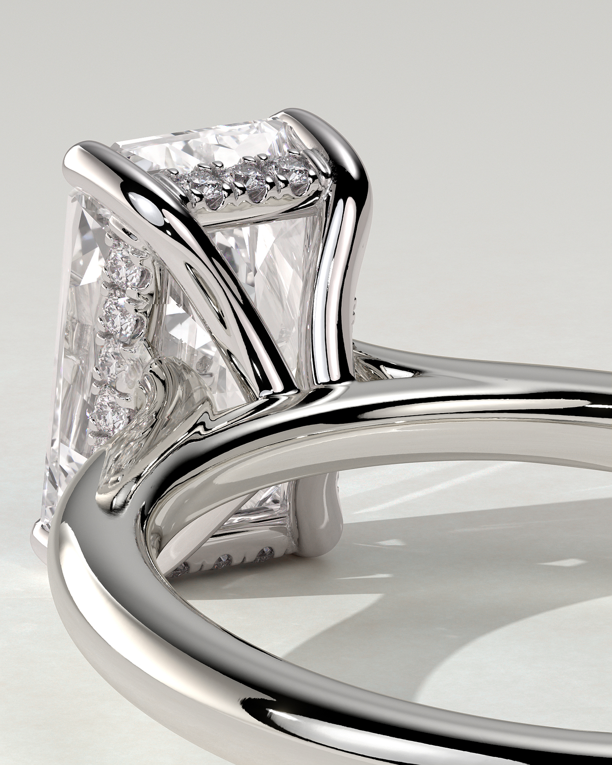 Ari Solitaire Radiant Ring