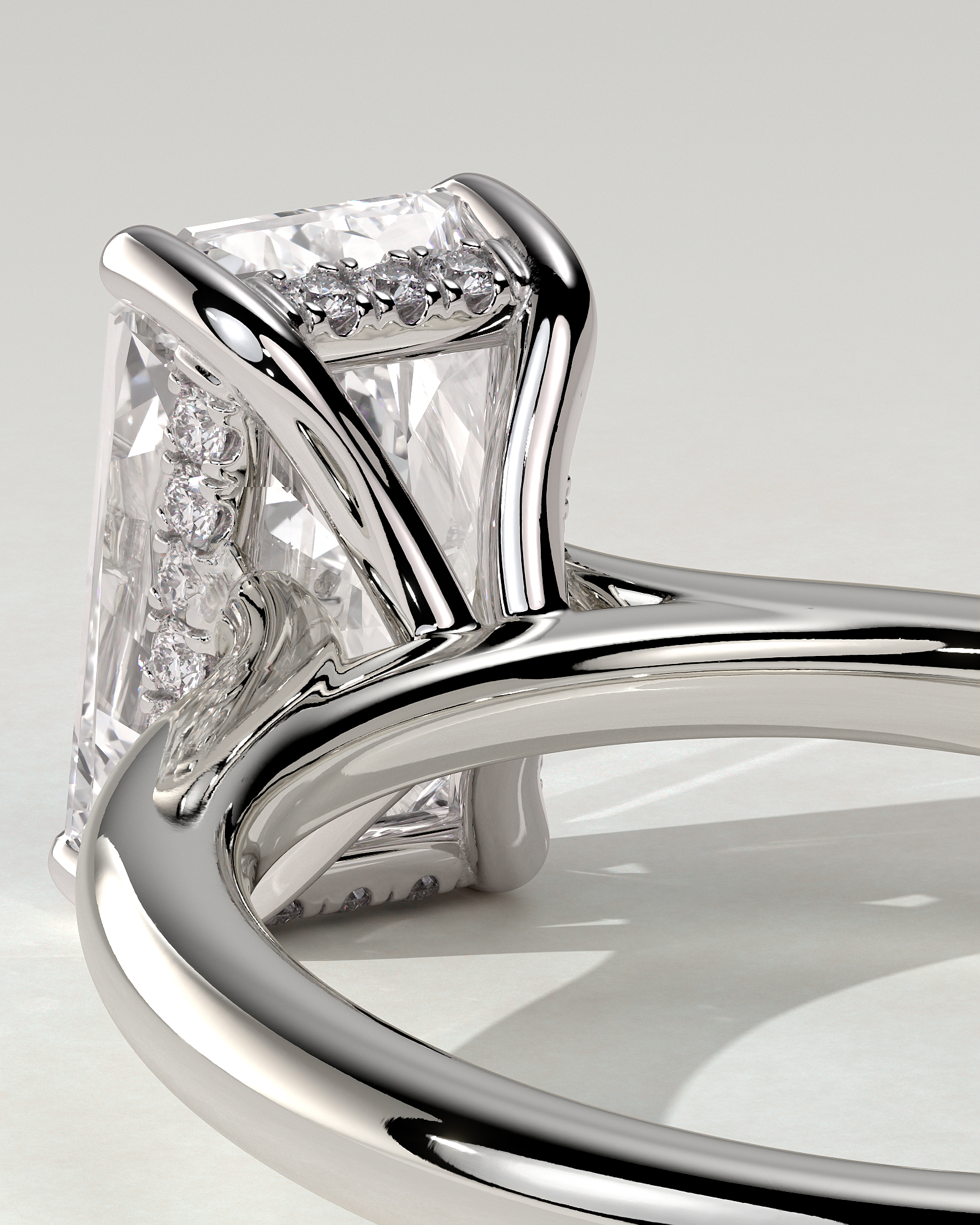 Ari Solitaire Radiant Ring