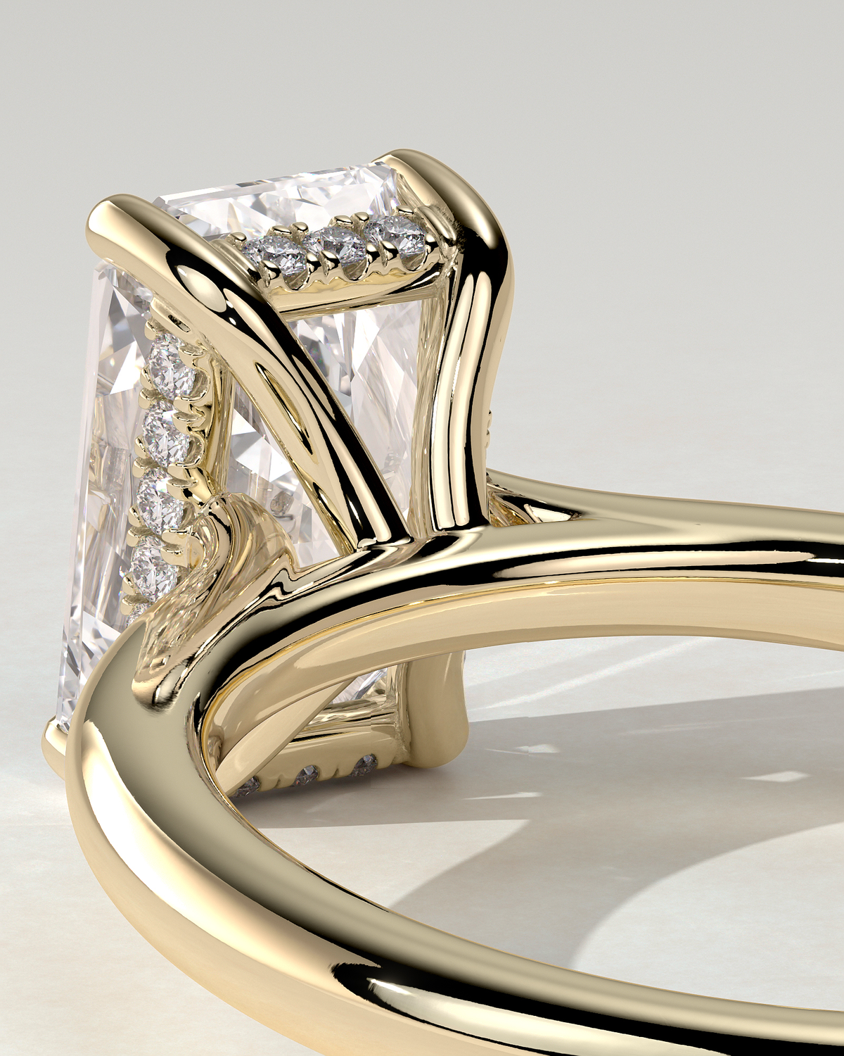Ari Solitaire Radiant Ring