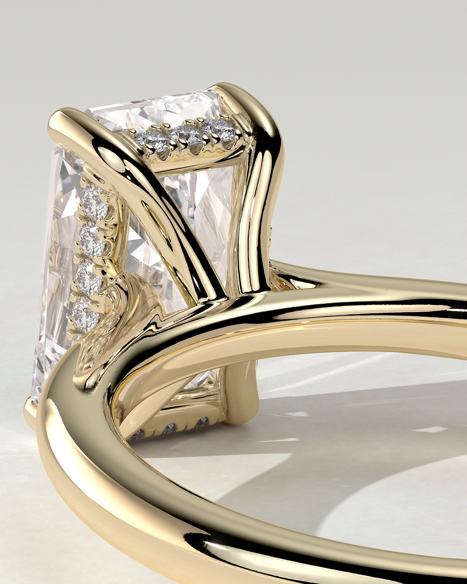 Ari Solitaire Radiant Ring