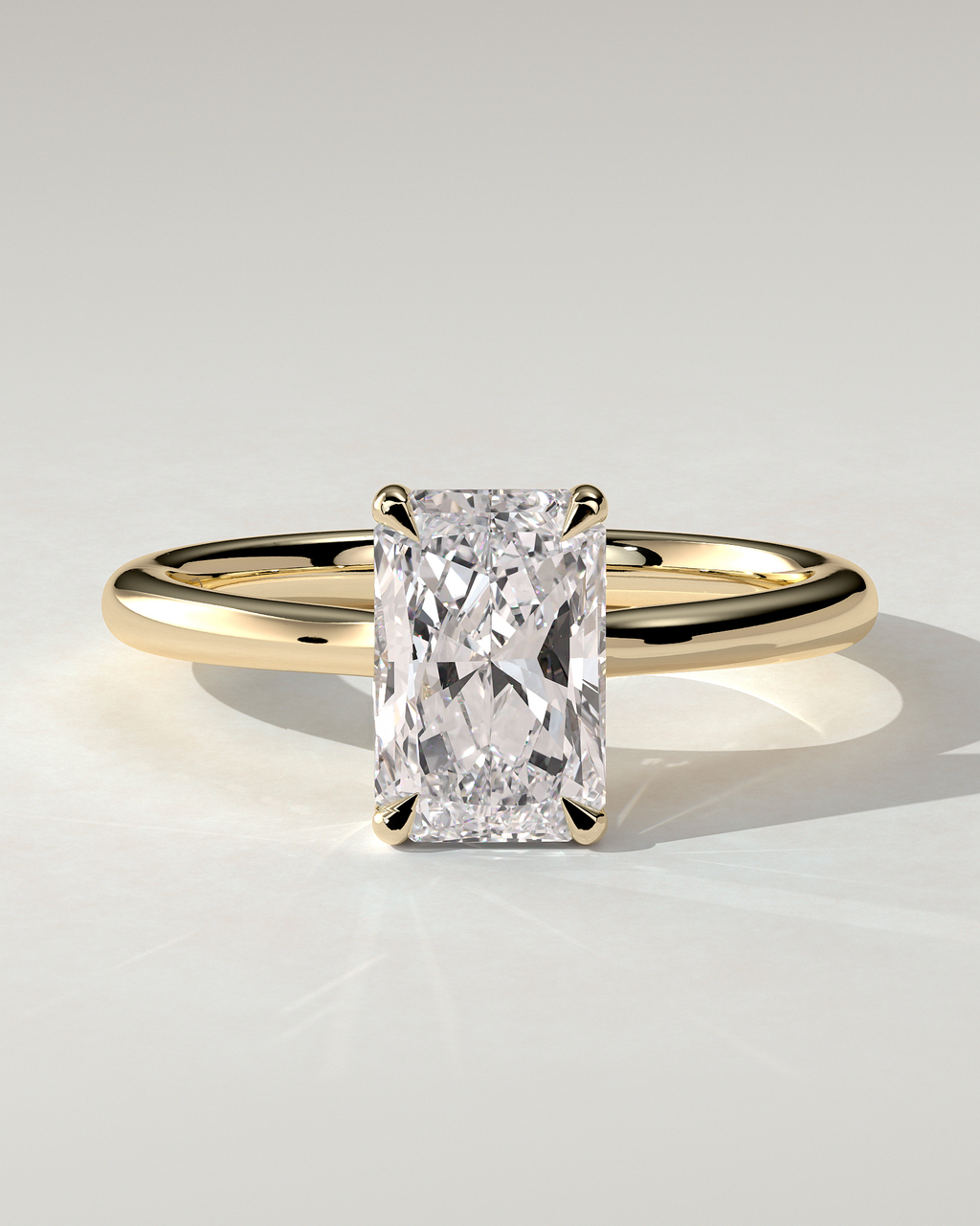 Ari Solitaire Radiant Ring