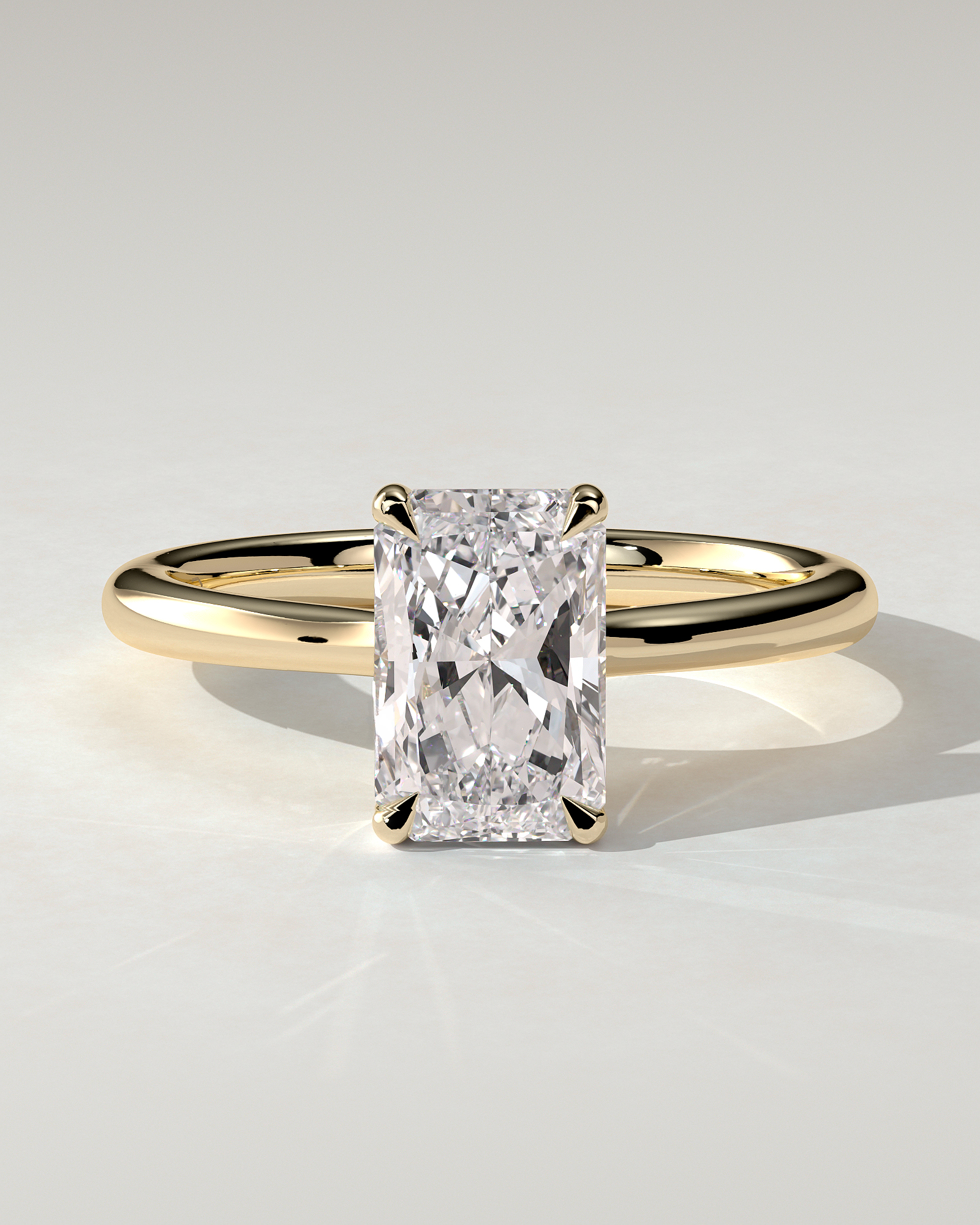 Ari Solitaire Radiant Ring