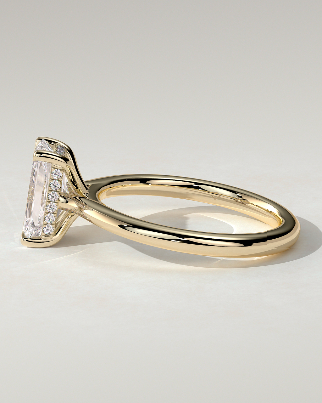 Ari Solitaire Radiant Ring