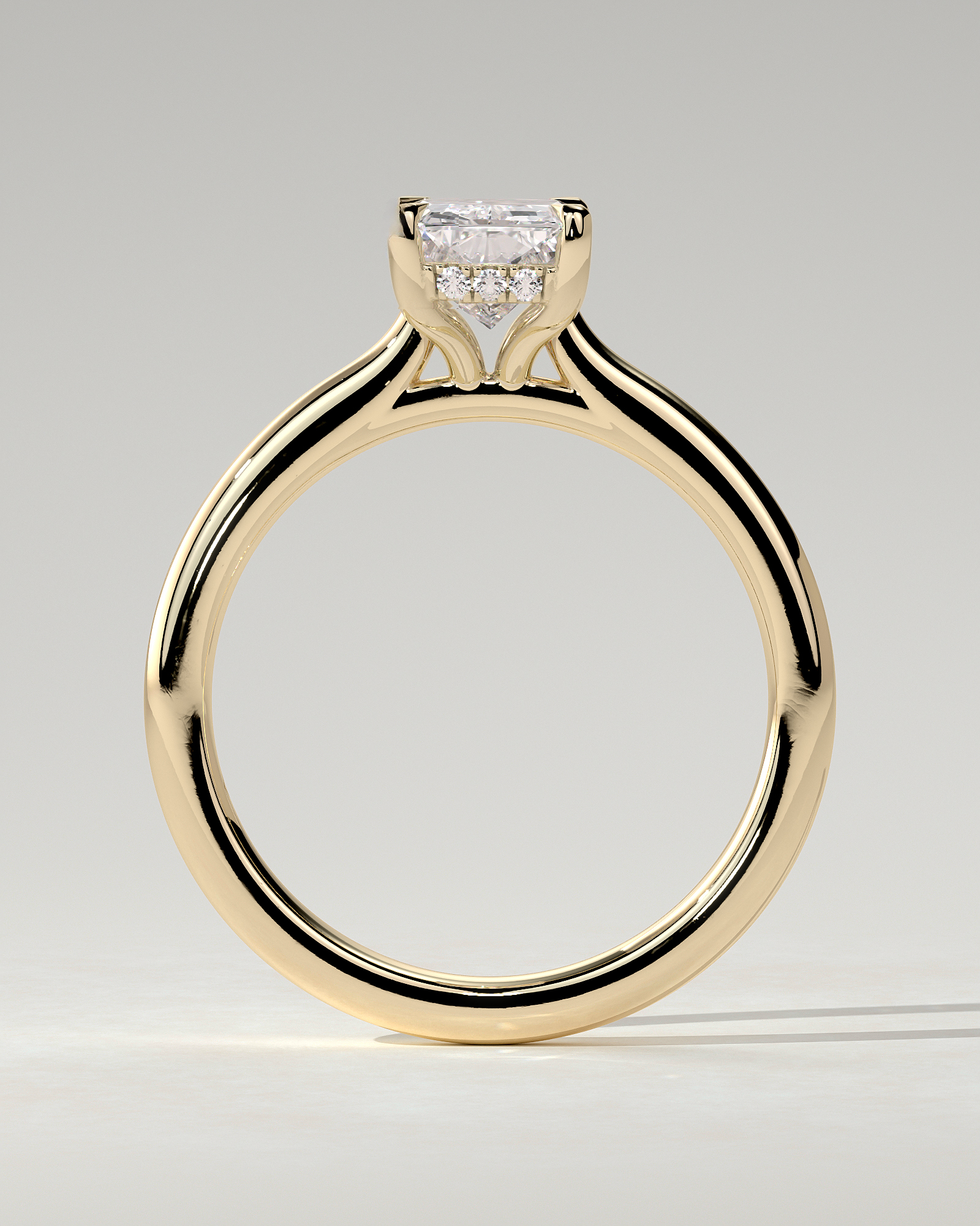 Ari Solitaire Radiant Ring