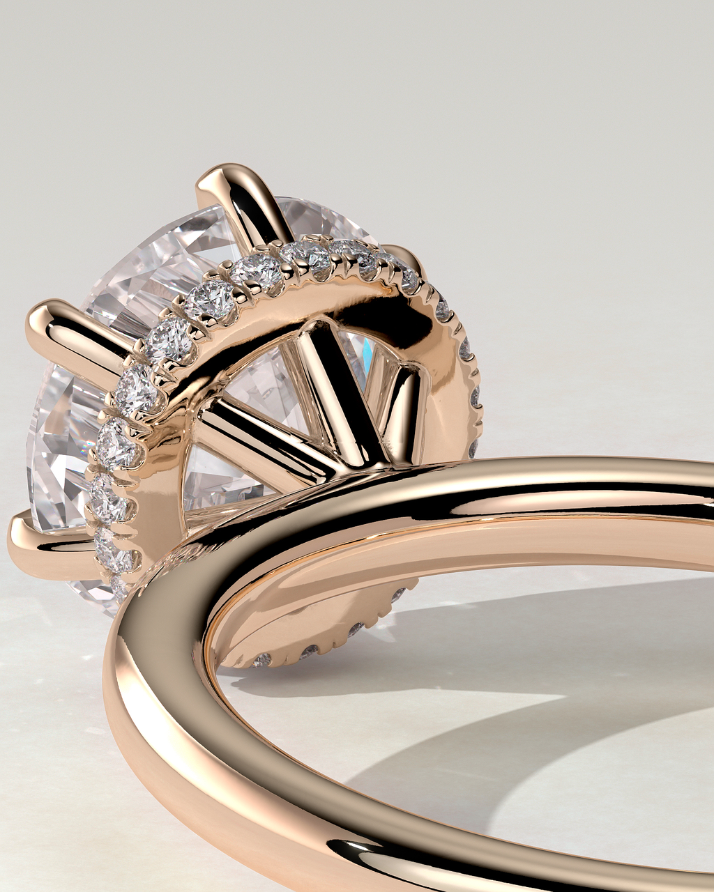 Aria Solitaire Round Ring