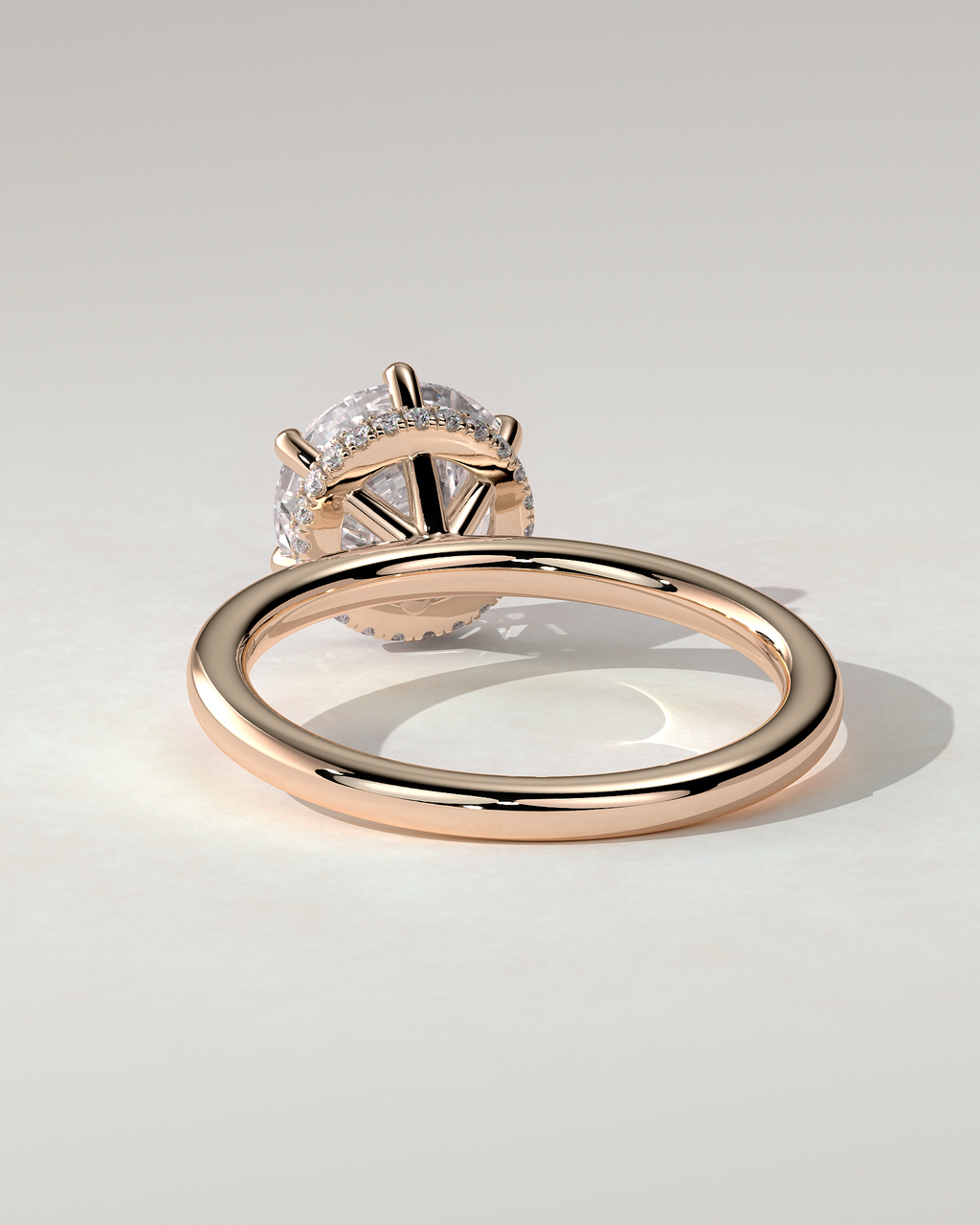 Aria Solitaire Round Ring