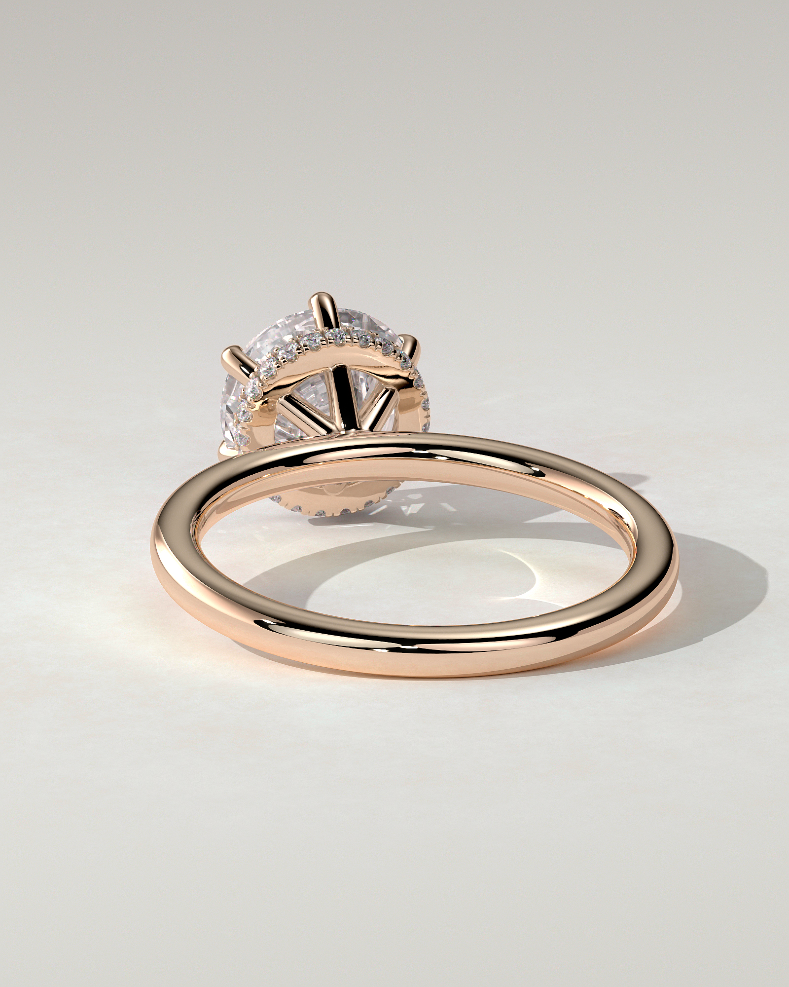 Aria Solitaire Round Ring