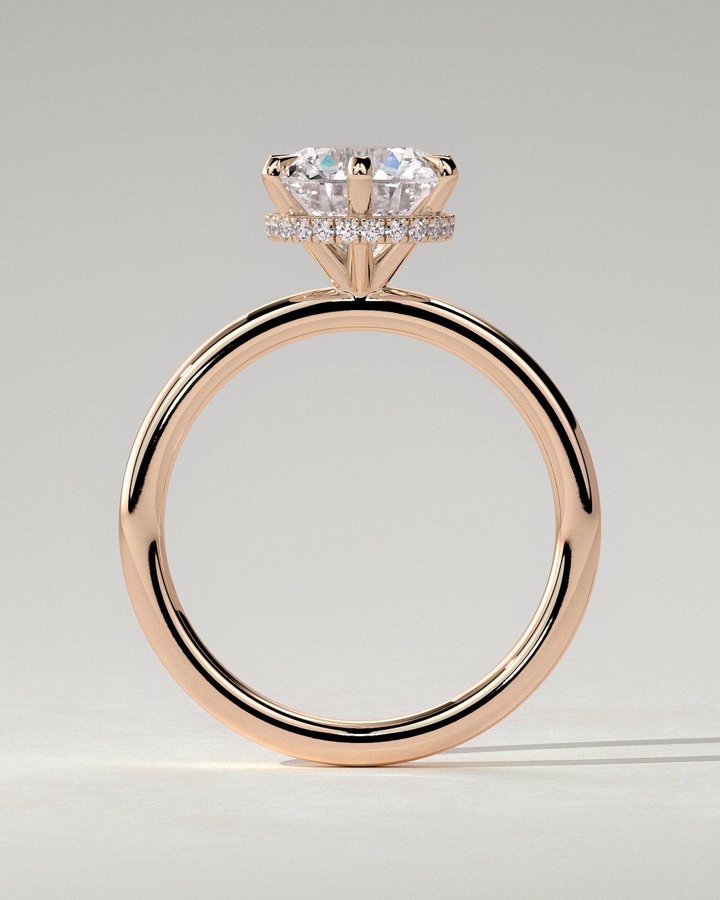 Aria Solitaire Round Ring