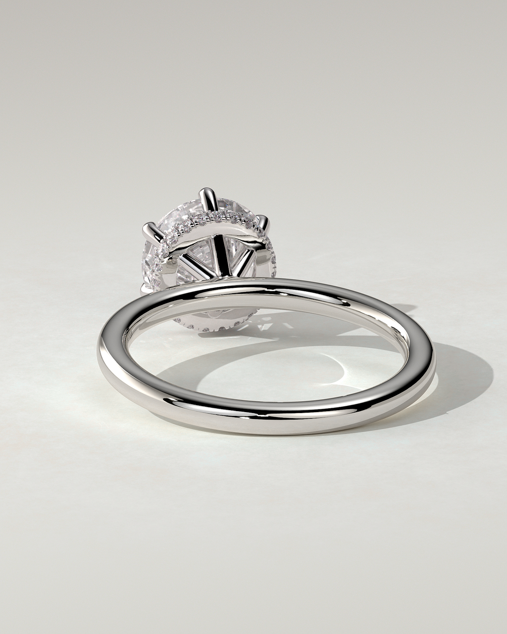 Aria Solitaire Round Ring