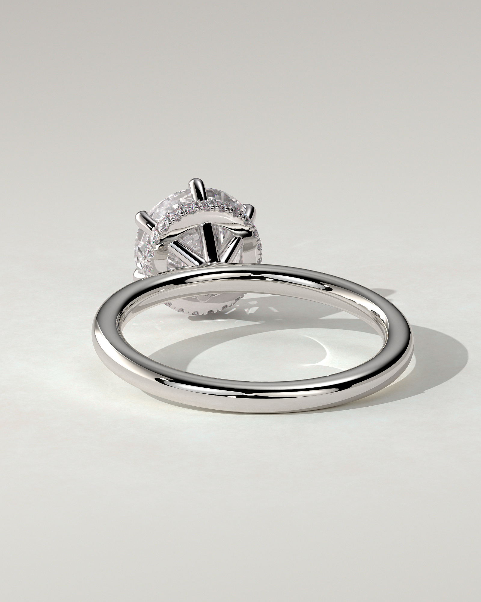 Aria Solitaire Round Ring