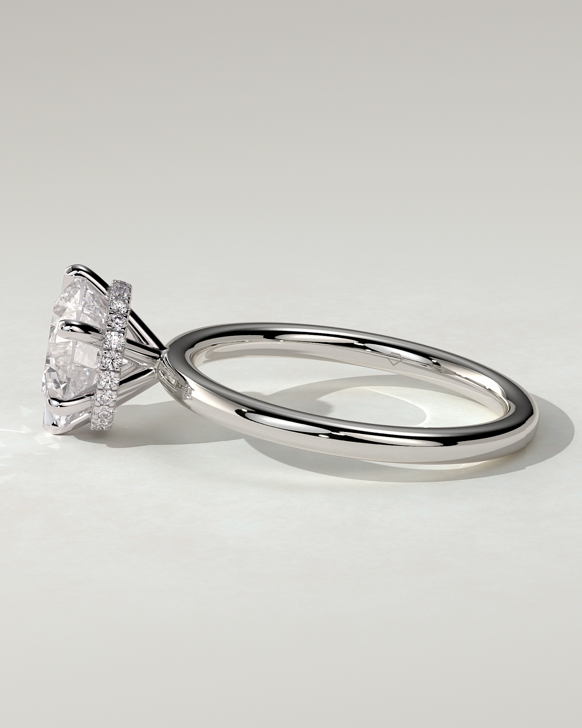Aria Solitaire Round Ring