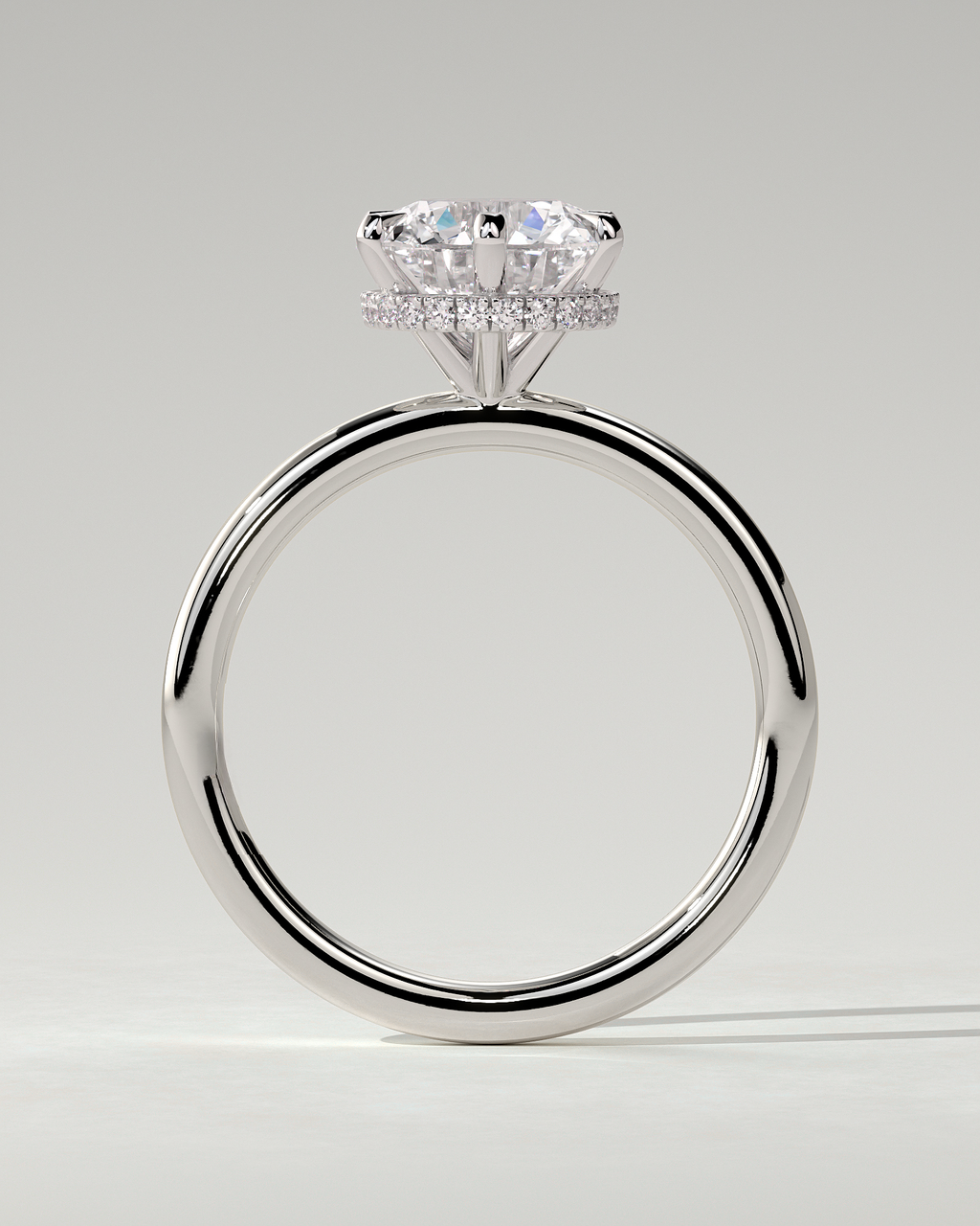Aria Solitaire Round Ring