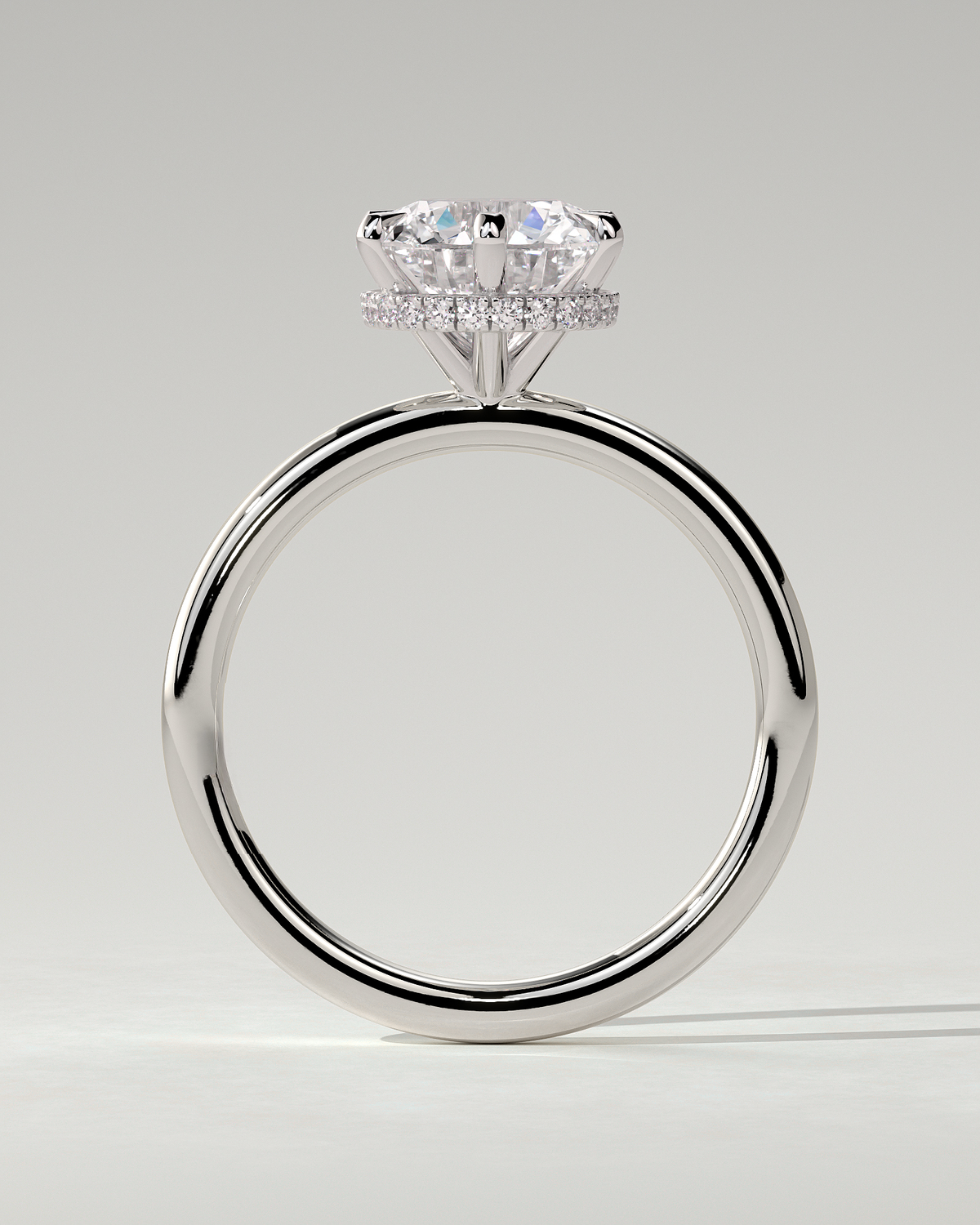 Aria Solitaire Round Ring