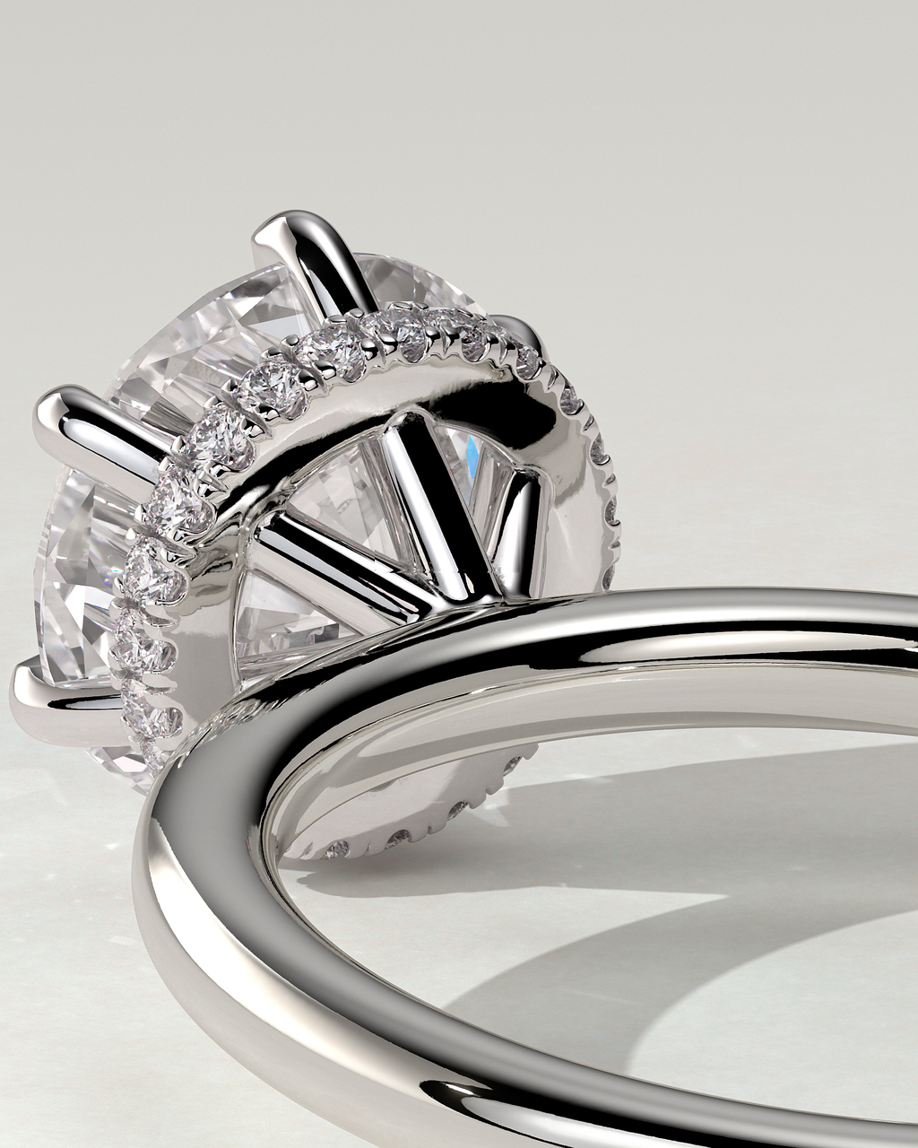 Aria Solitaire Round Ring