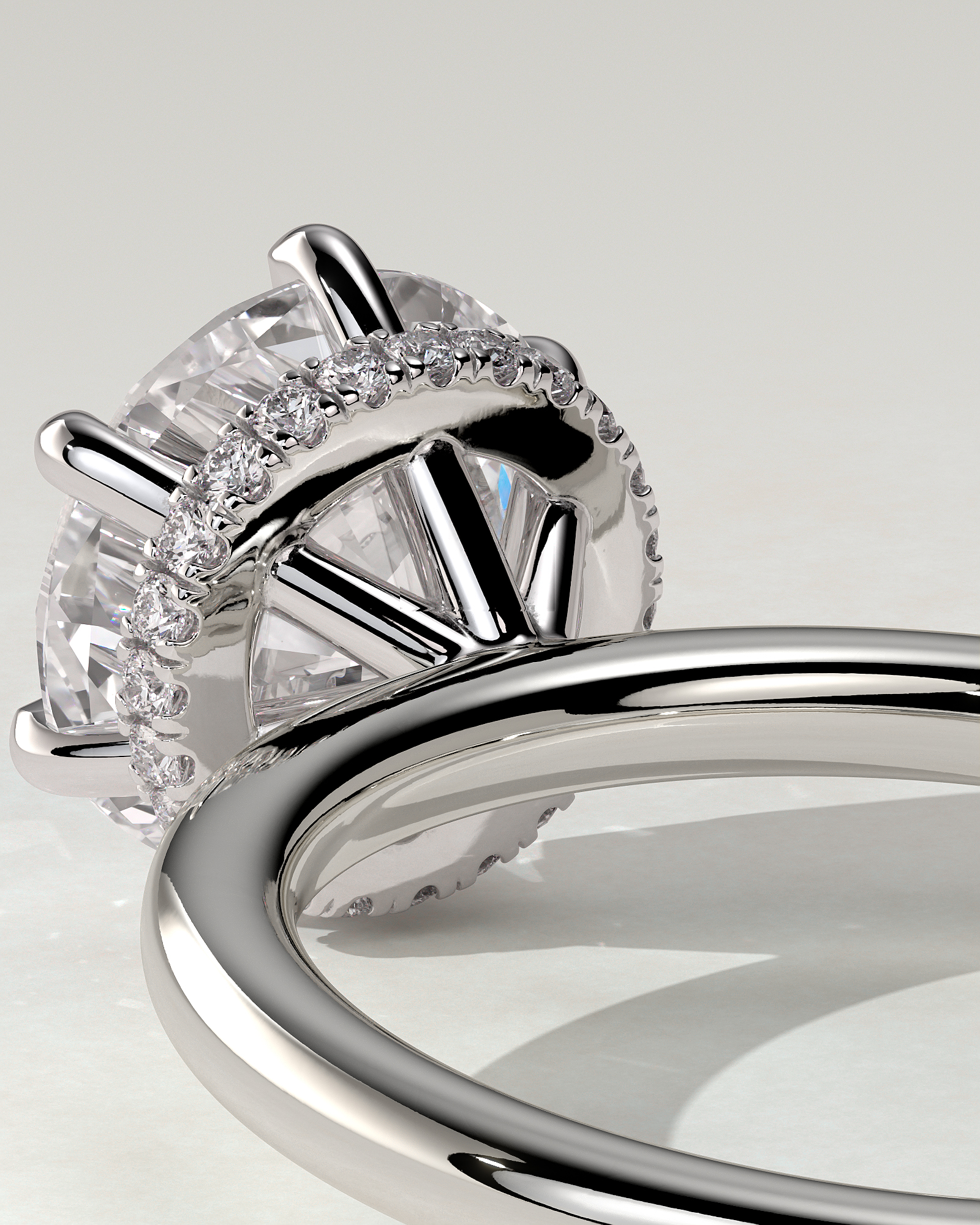 Aria Solitaire Round Ring