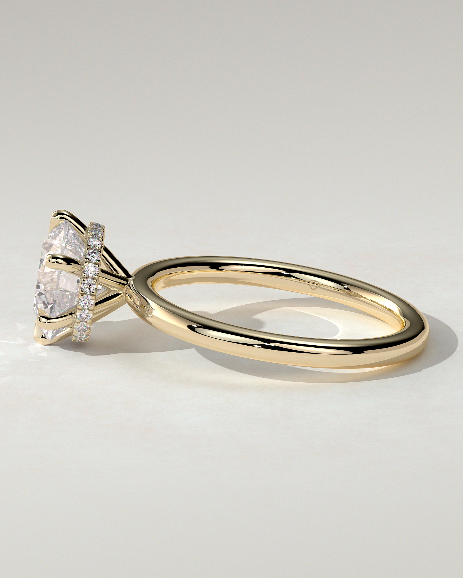 Aria Solitaire Round Ring