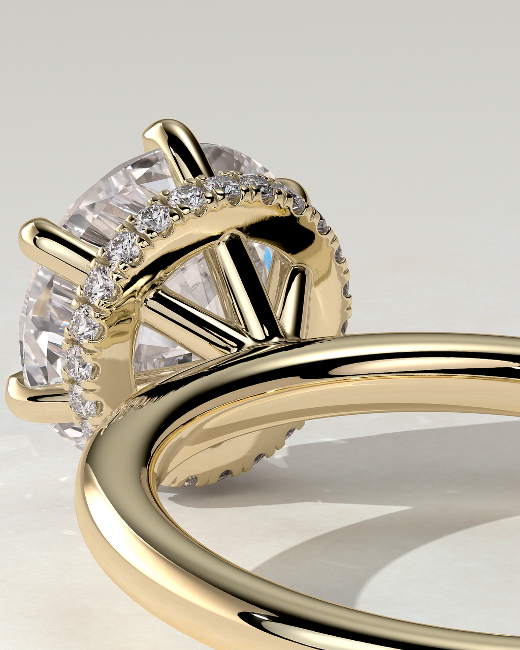 Aria Solitaire Round Ring