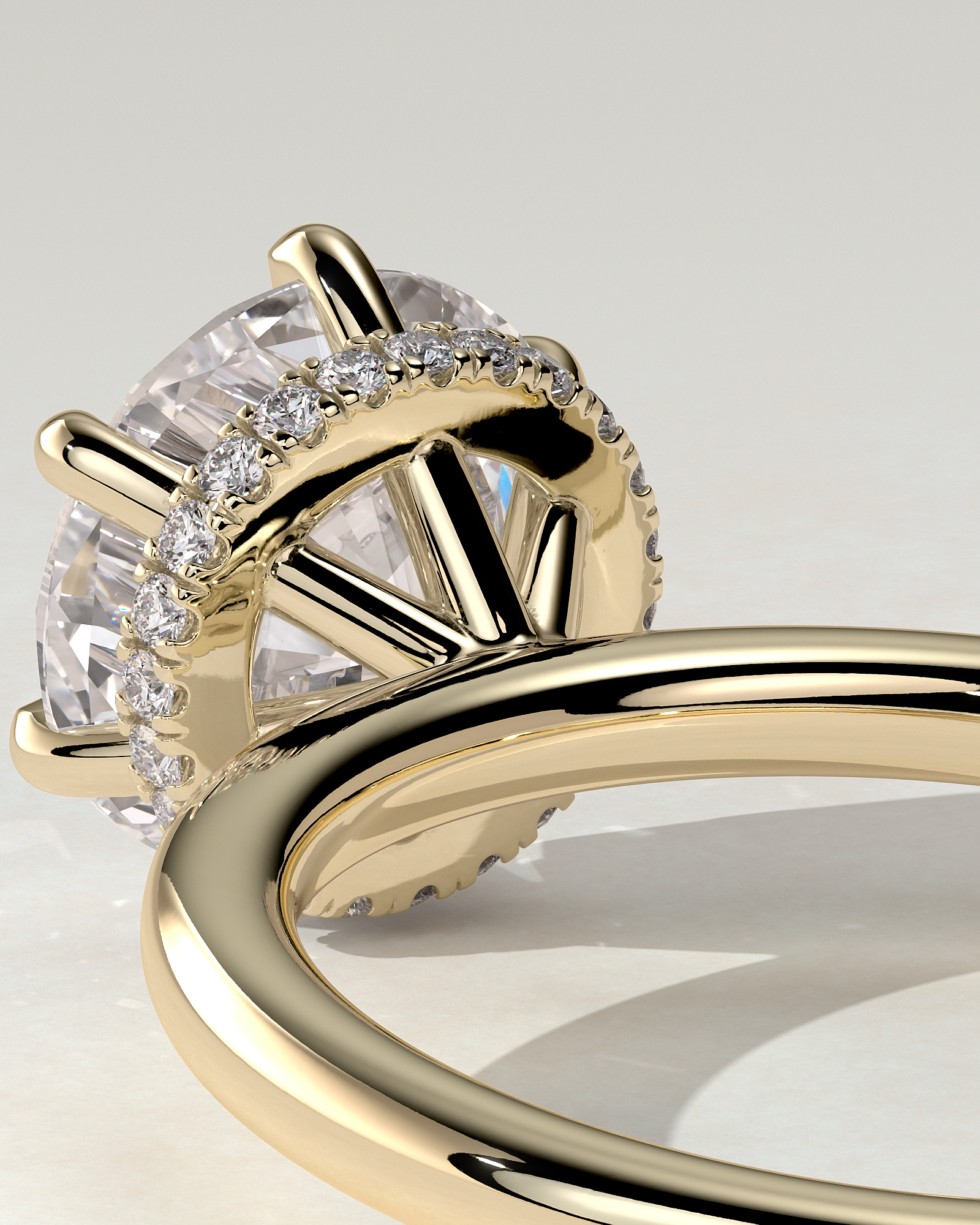 Aria Solitaire Round Ring