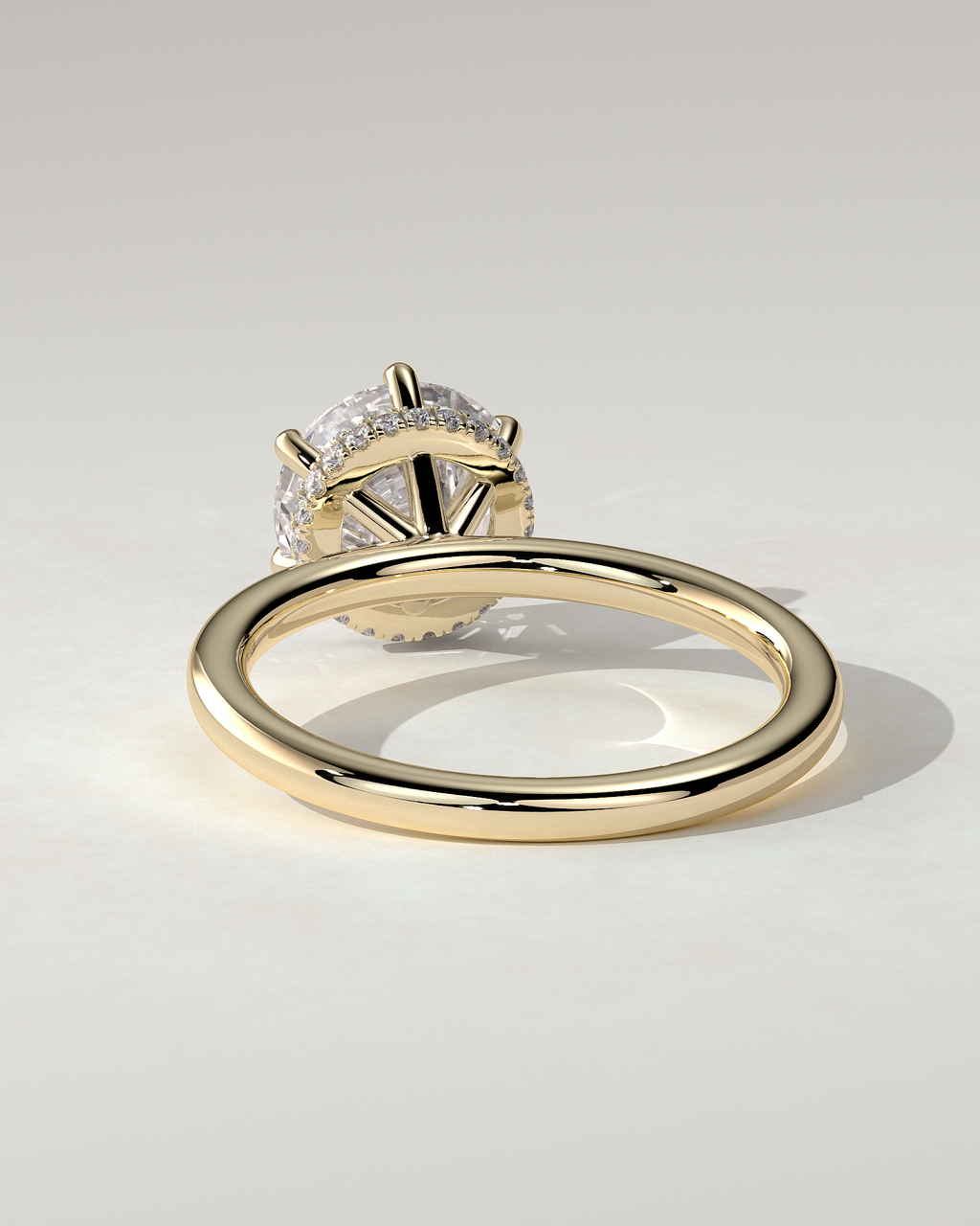 Aria Solitaire Round Ring