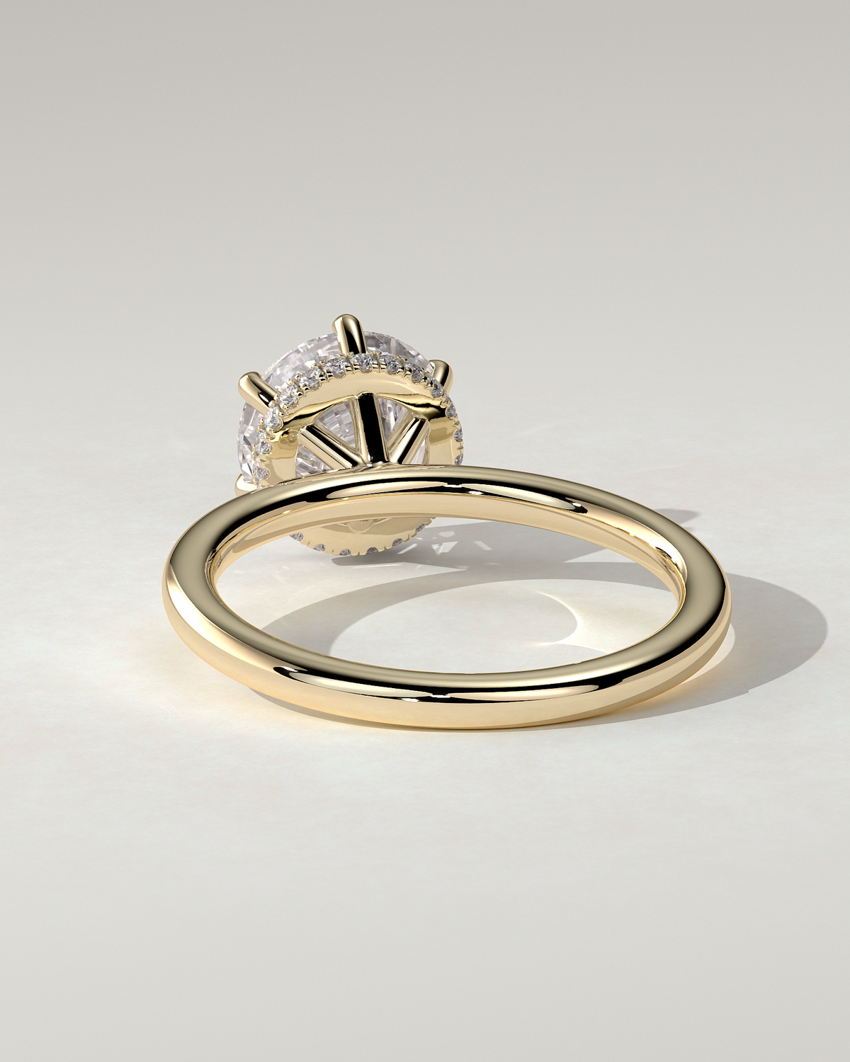 Aria Solitaire Round Ring