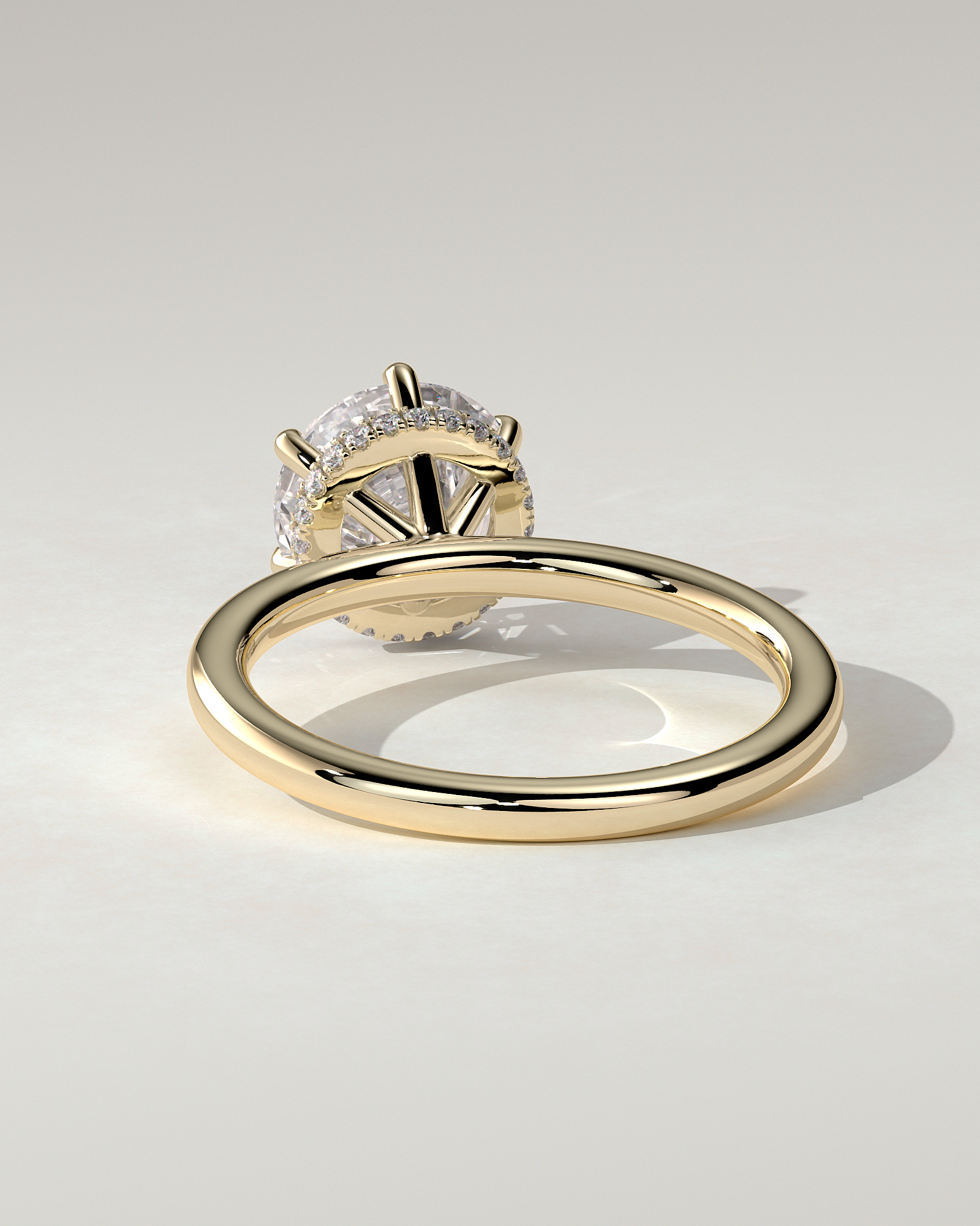 Aria Solitaire Round Ring