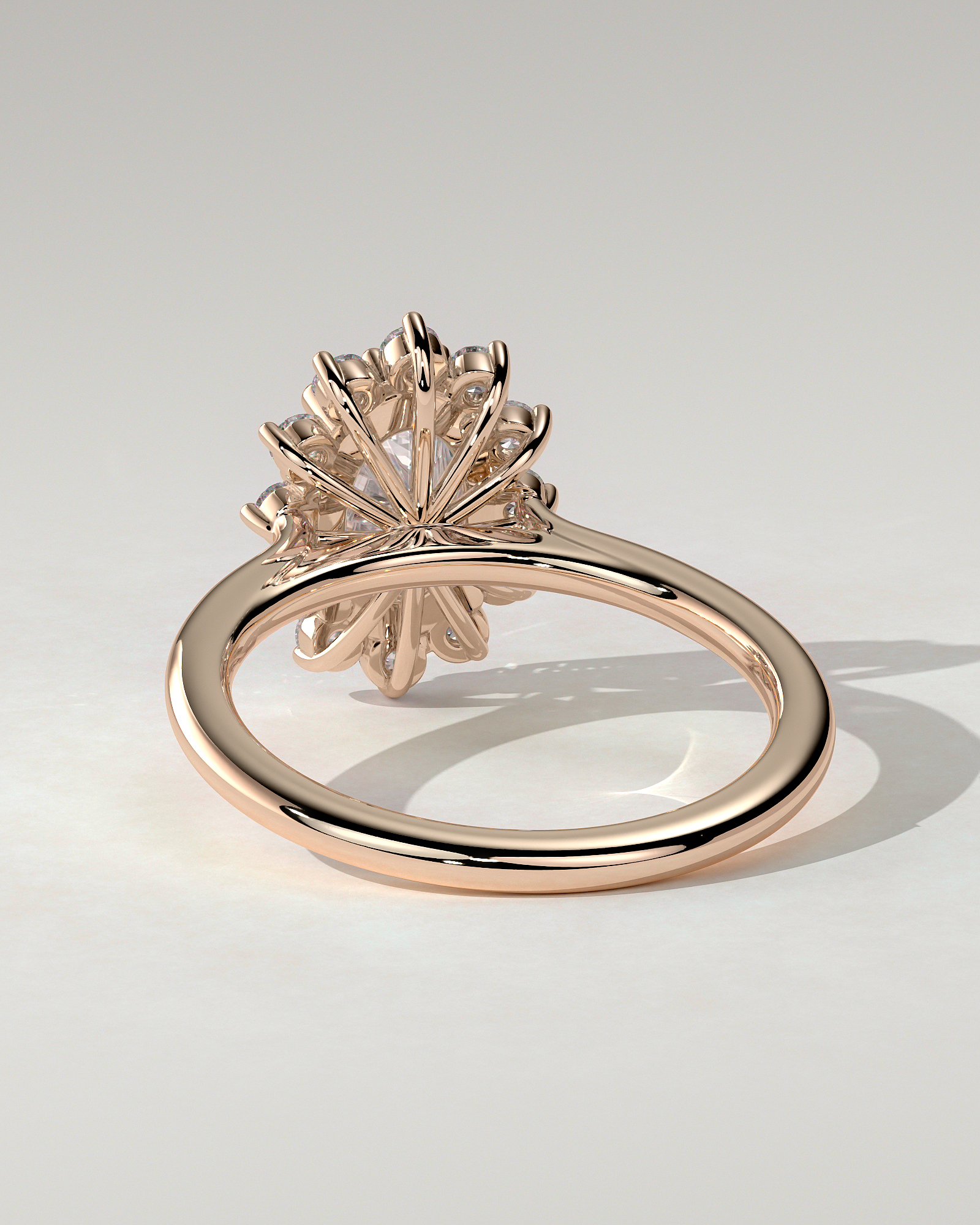 Arielle Halo Oval Ring