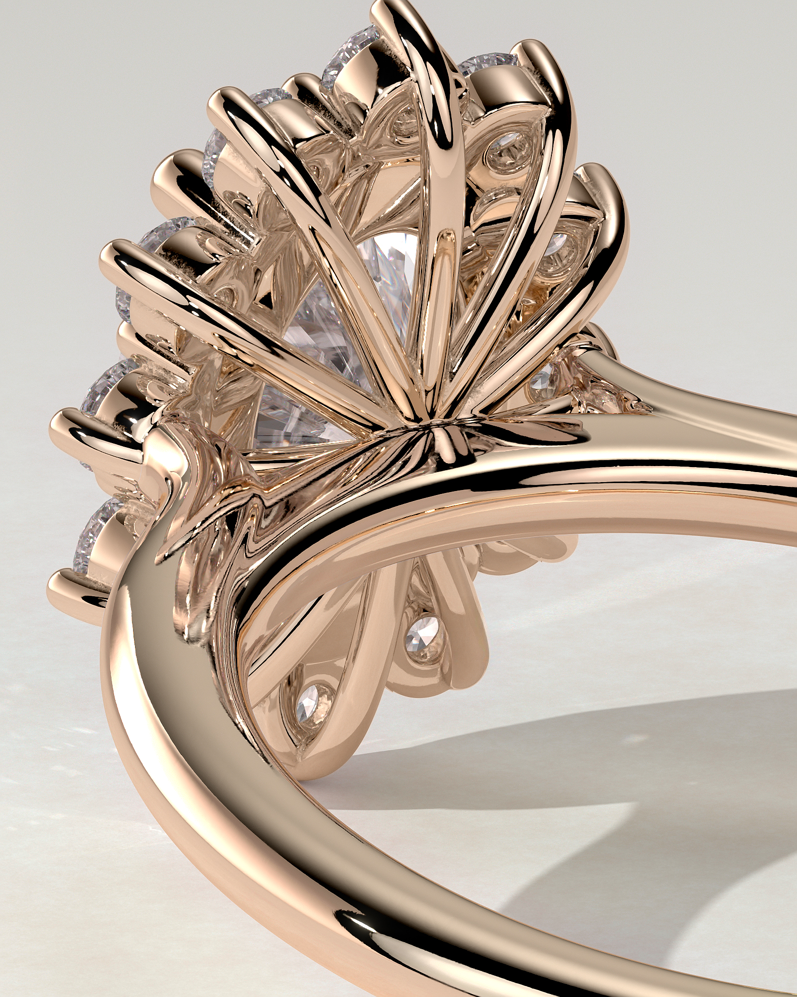 Arielle Halo Oval Ring