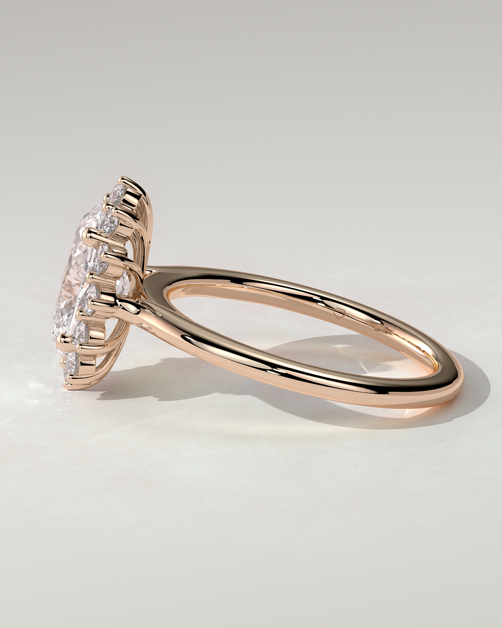 Arielle Halo Oval Ring