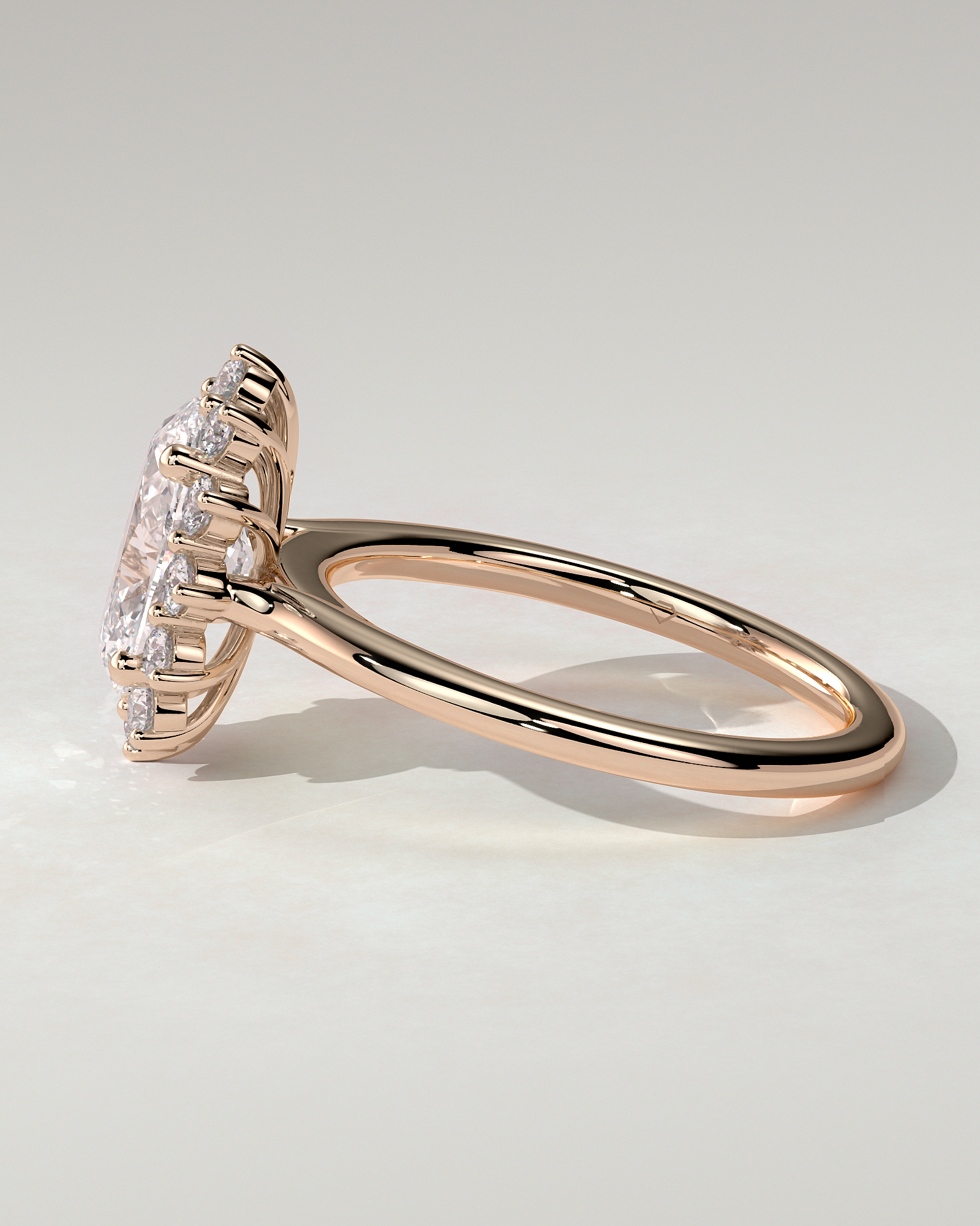 Arielle Halo Oval Ring
