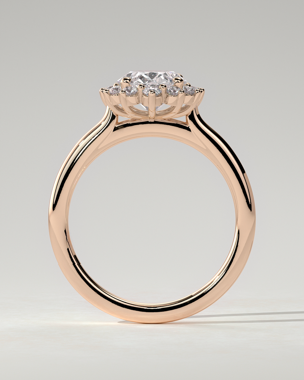 Arielle Halo Oval Ring
