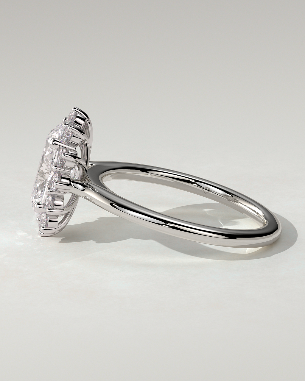 Arielle Halo Oval Ring